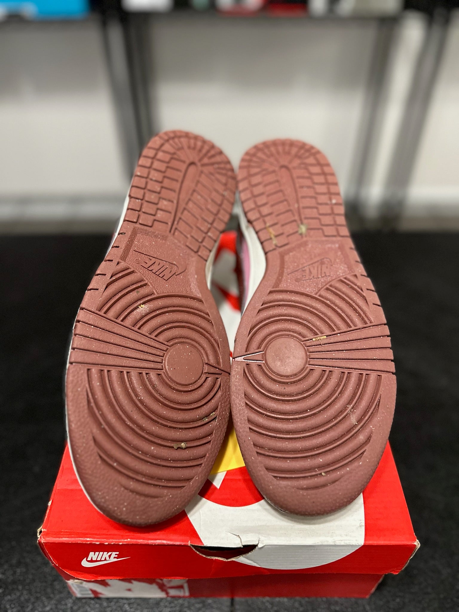 Size 9.5 - (11W) Dunk Low Next Nature Dark Pony Elemental Pink