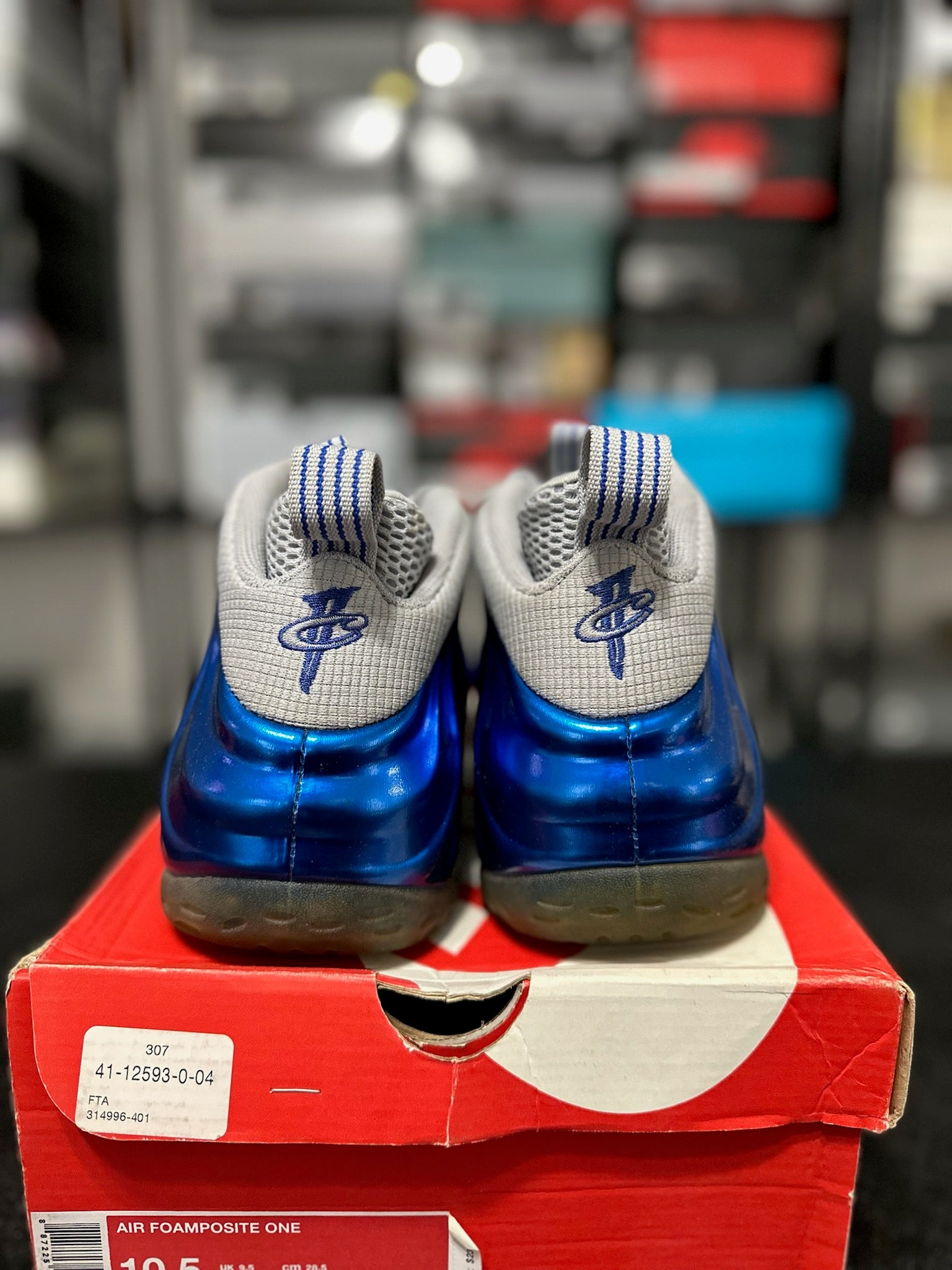 Size 10.5 - Foamposite 1 Sport Royal