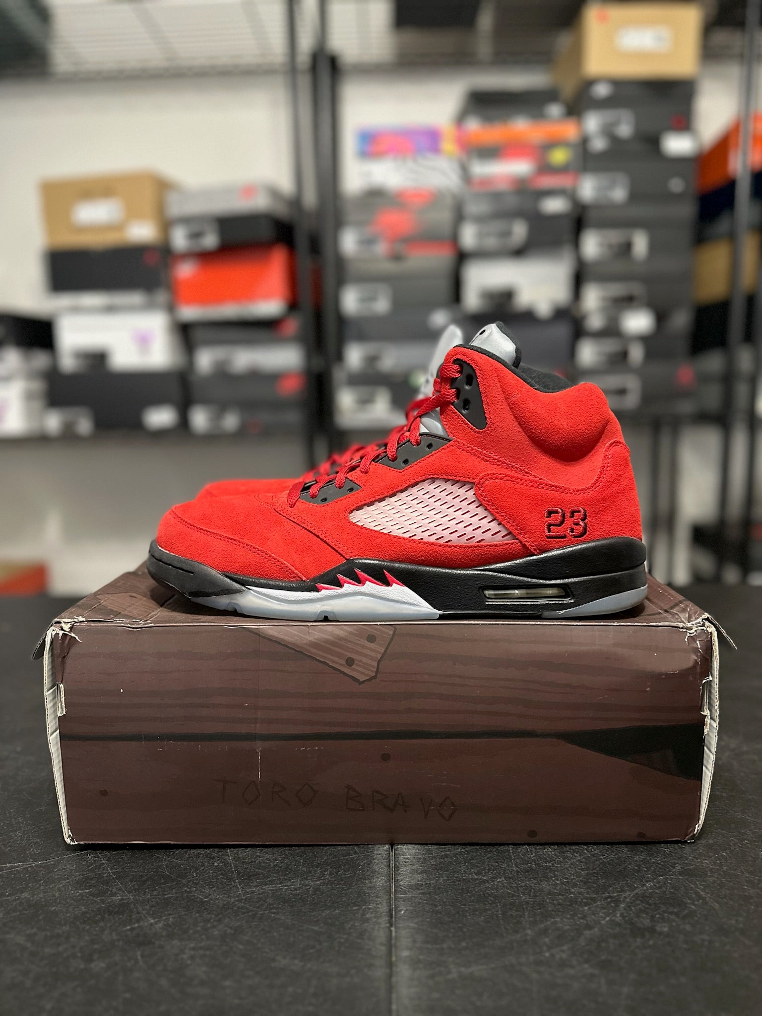 Size 14 - J5 Raging Bull Red