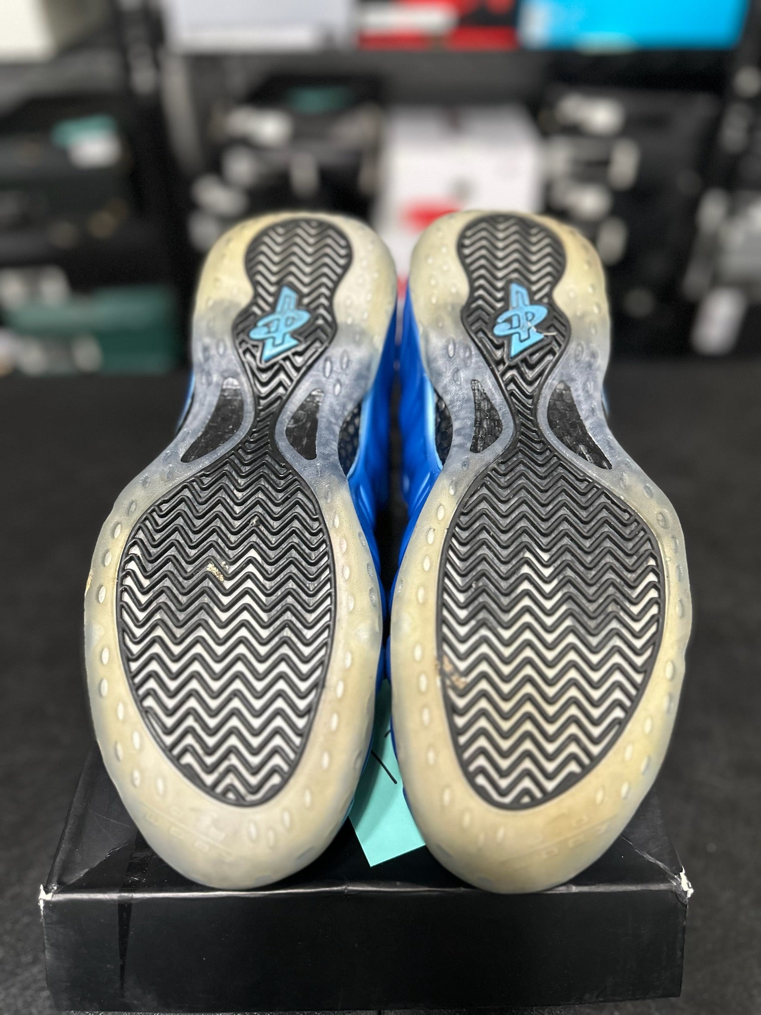 Size 10 - Foamposite 1 University Blue