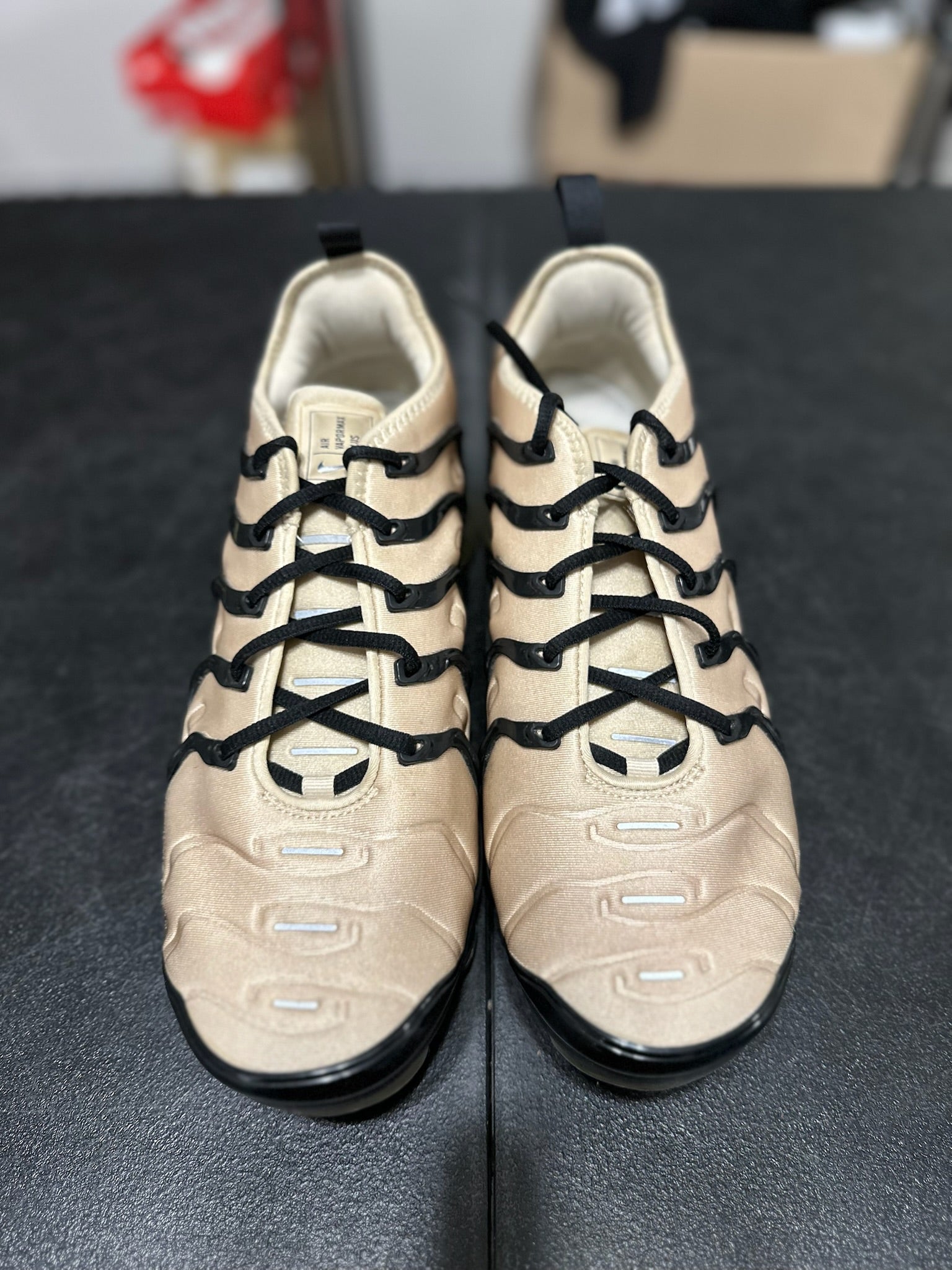 Size 11.5 - VaporMax Plus Beige Black