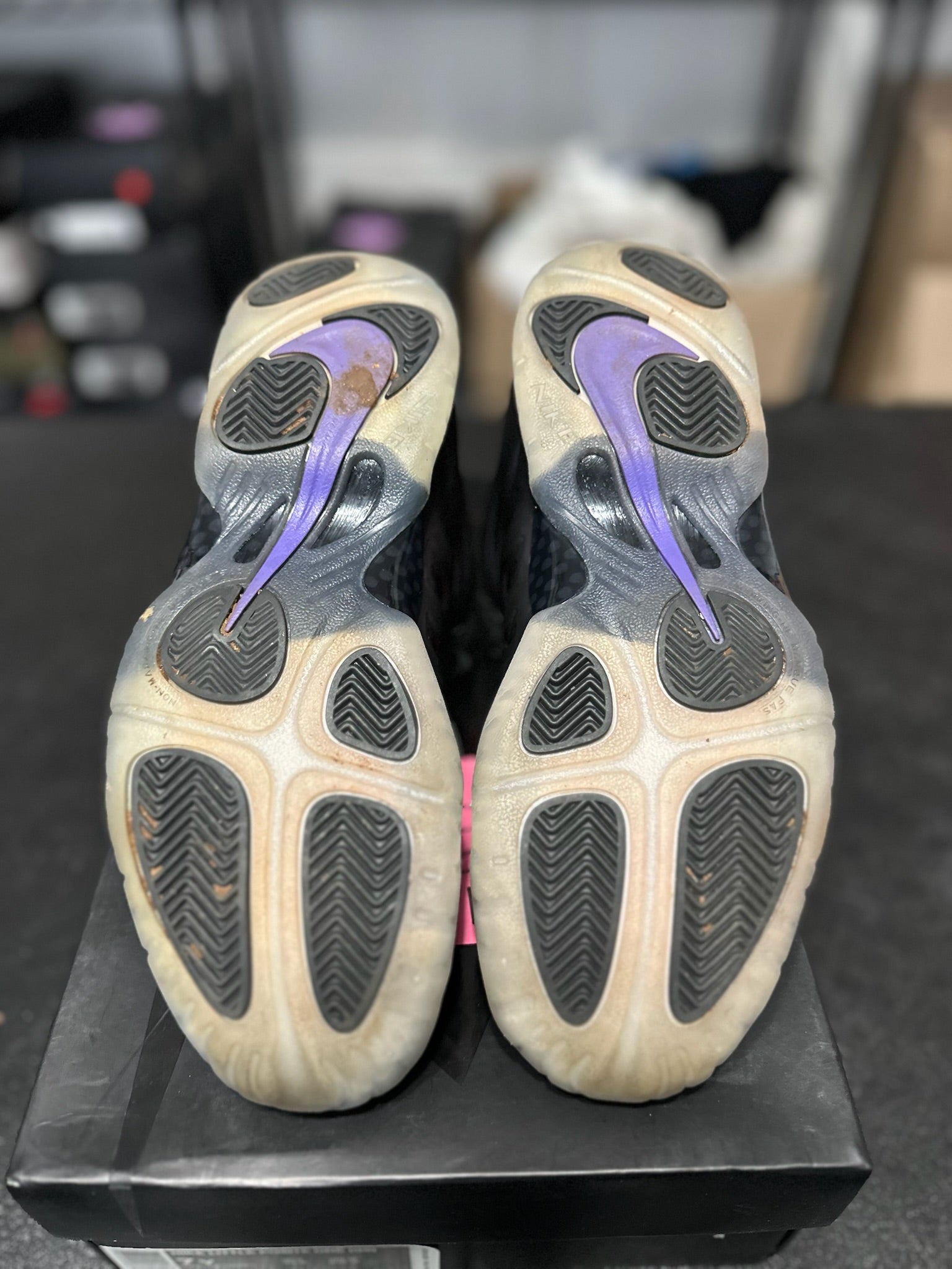 Size 7Y - Foamposite 1 Eggplant