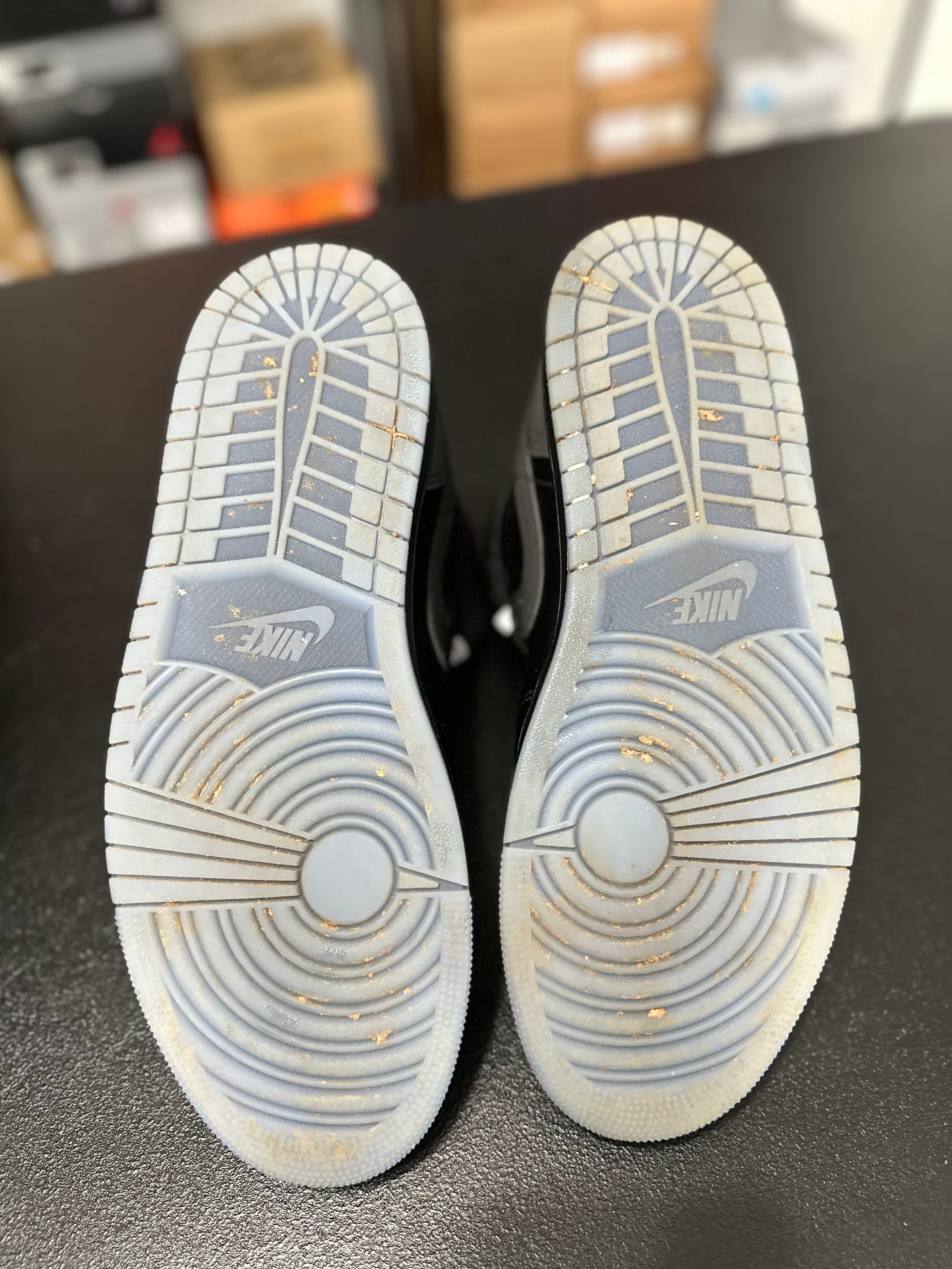 Size 13 - J1 mid black metallic reimagined