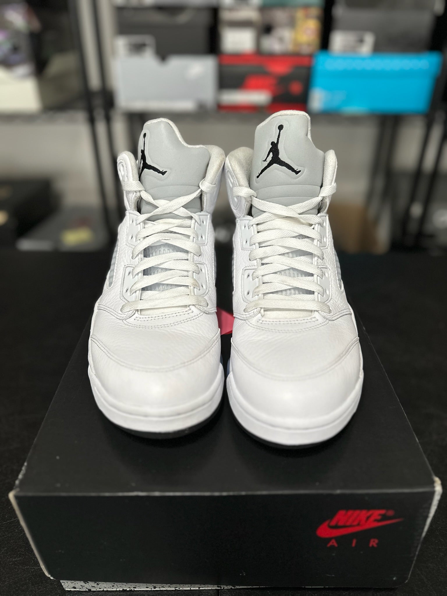 Size 10.5 - J5 White Metallic