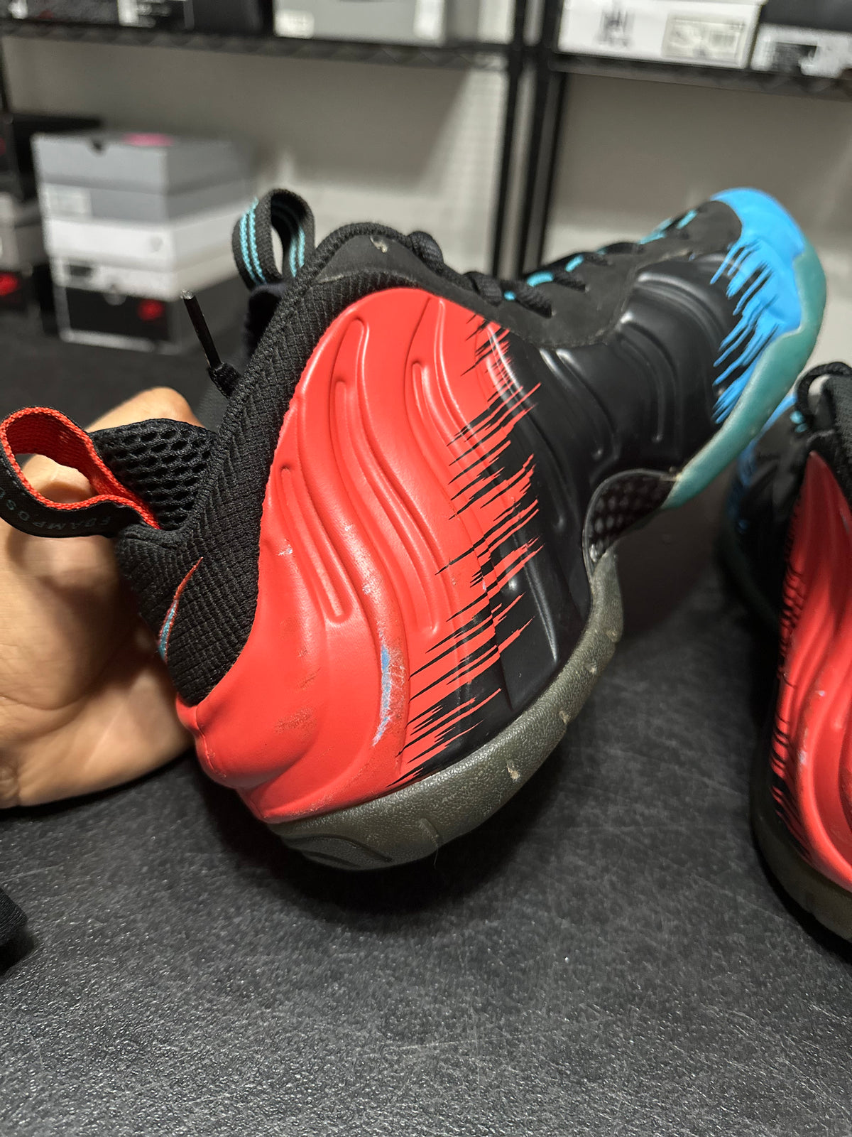 Size 11 - Foamposite pro Spider-Man