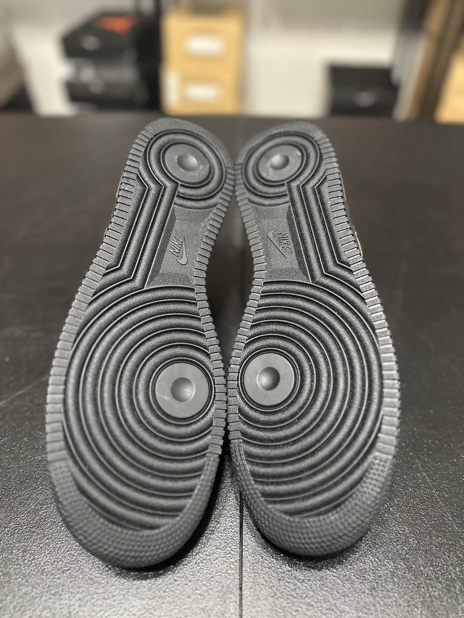Size 12 - AF 1 Black Gucci Custom