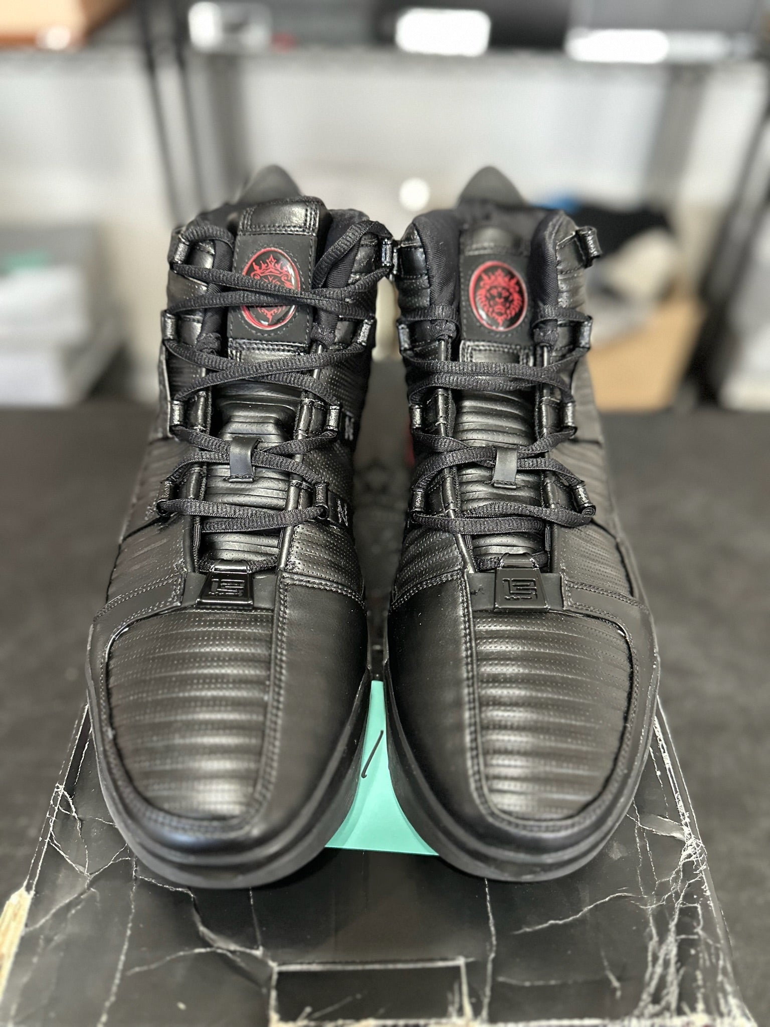 Size 13 - LeBron 3 Black Crimson