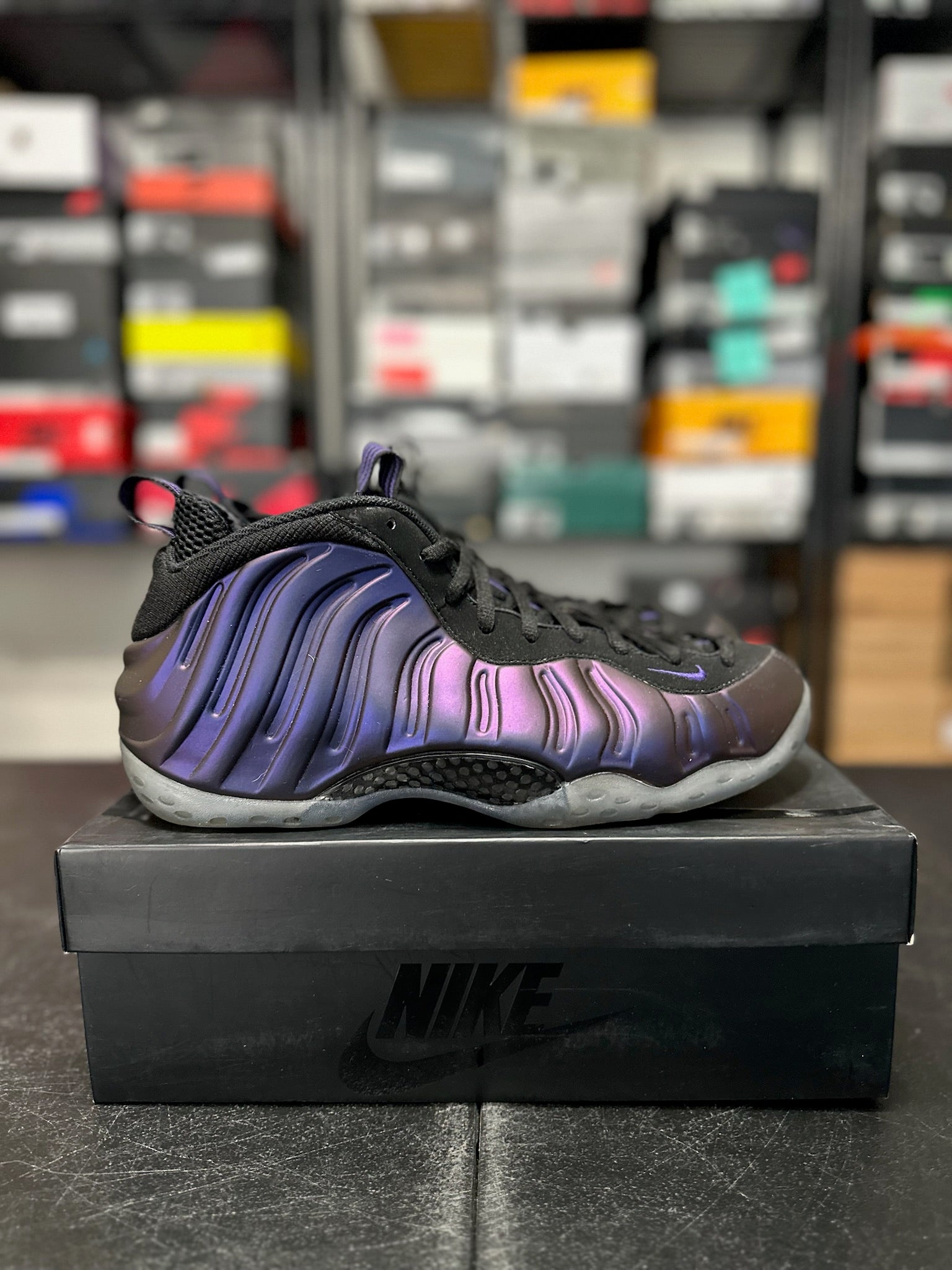 Size 11.5 - Foamposite 1 Eggplant