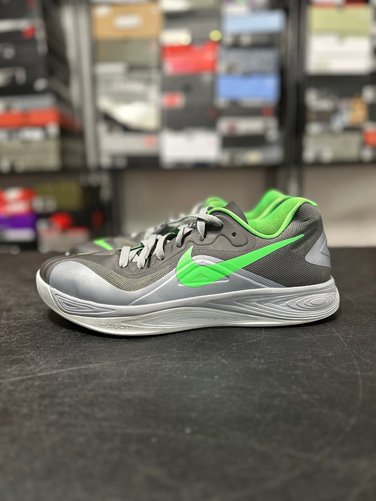 Size 12.5 - hyperfuse low grey/green