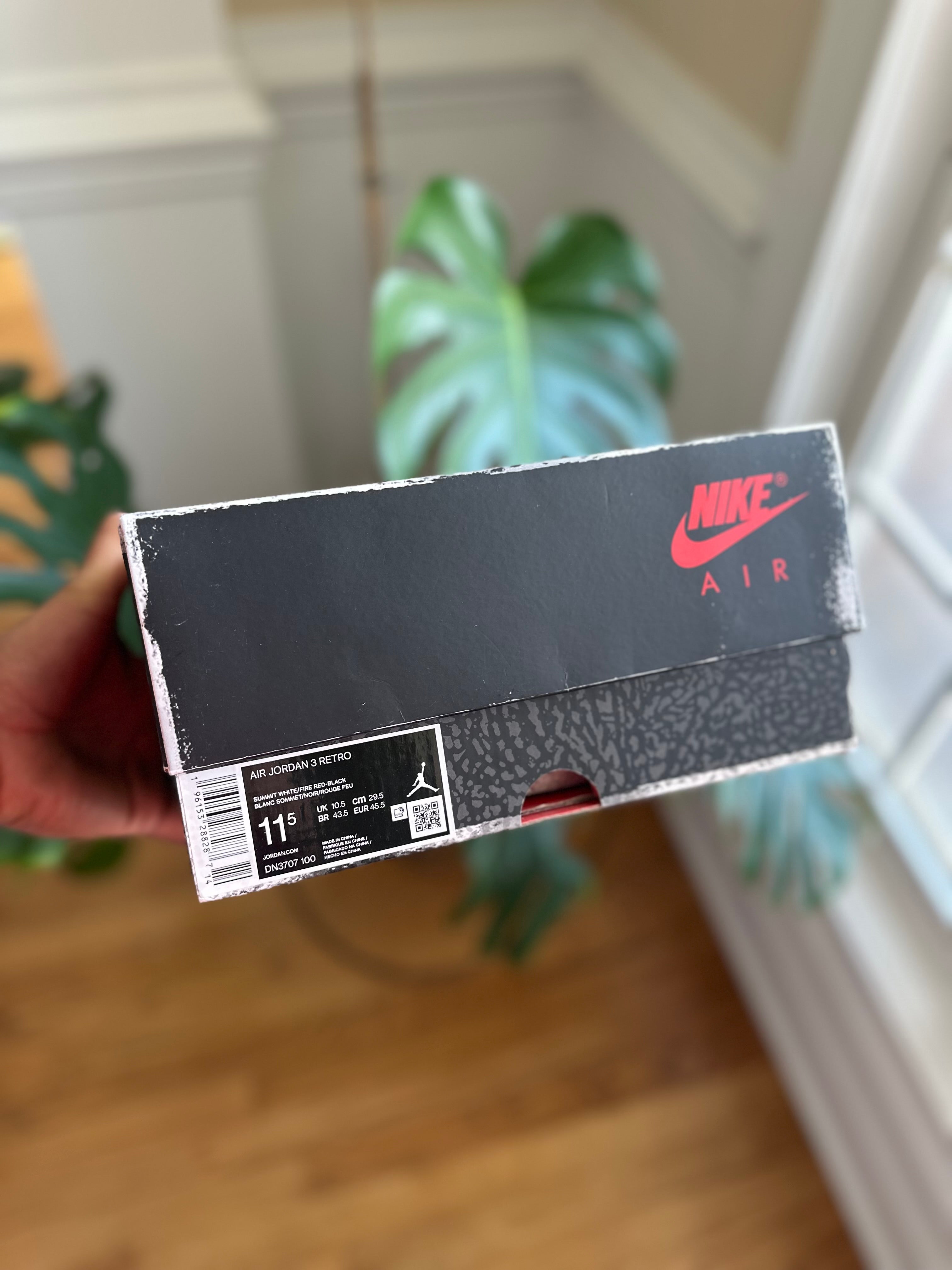 Size 11.5 - J3 white cement reimagined