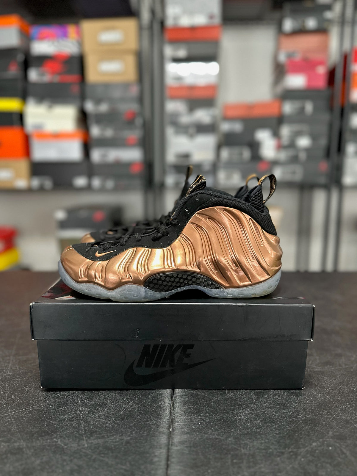 Size 8.5 - Foamposite 1 Copper