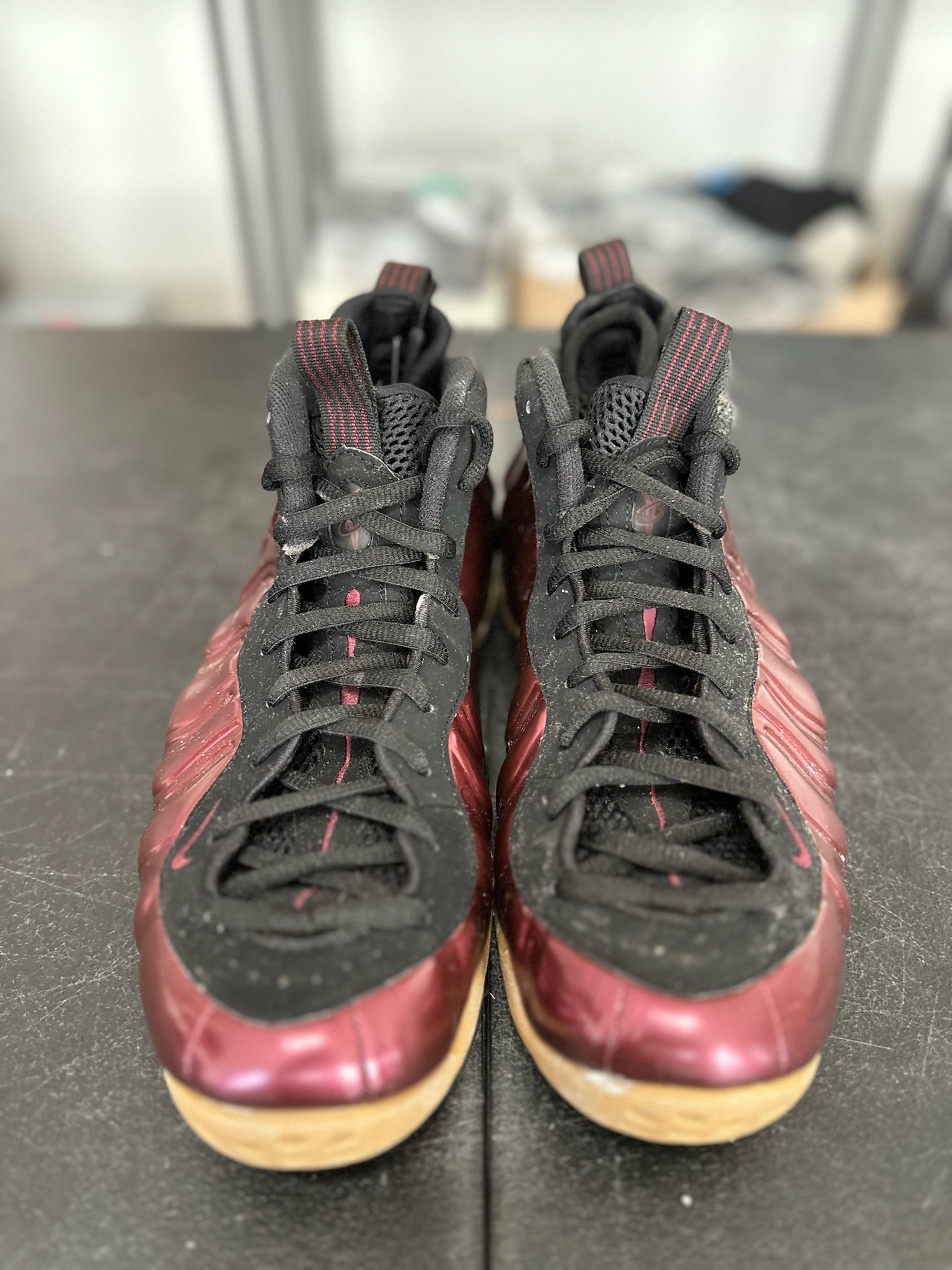 Size 12 - Foamposite 1 Maroon