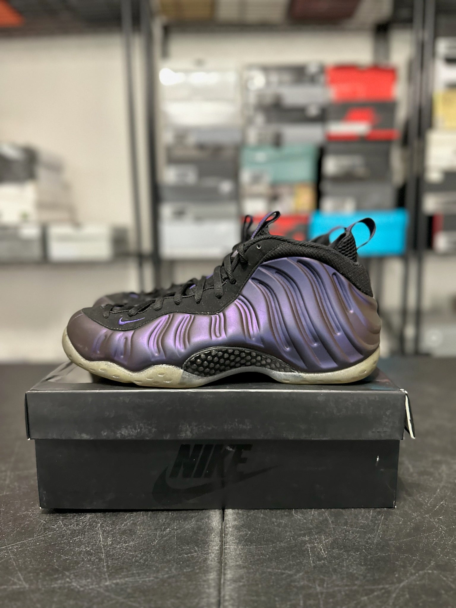 Size 12 - Foamposite 1 Eggplant