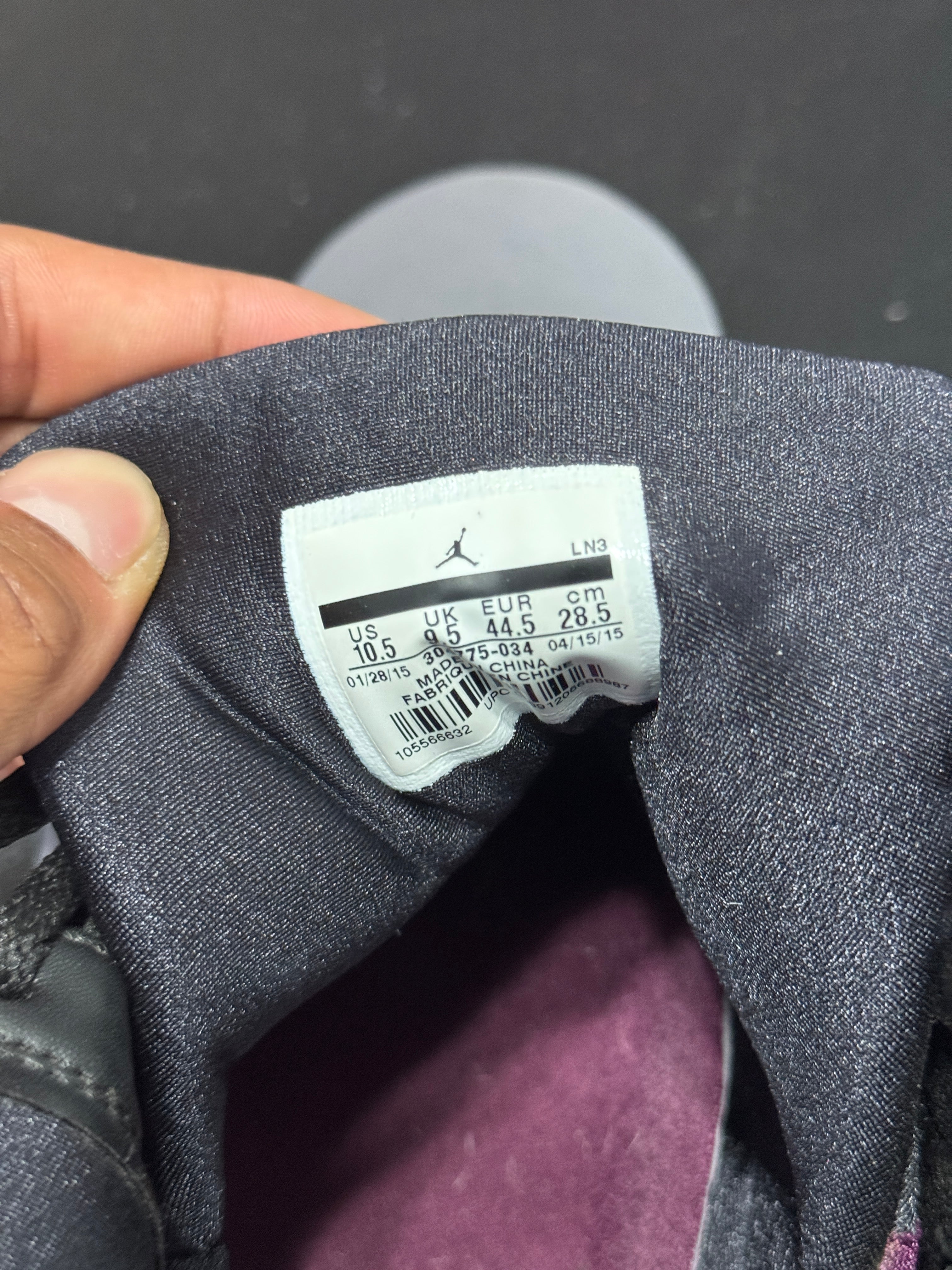 Size 10.5 - J7 Bordeaux