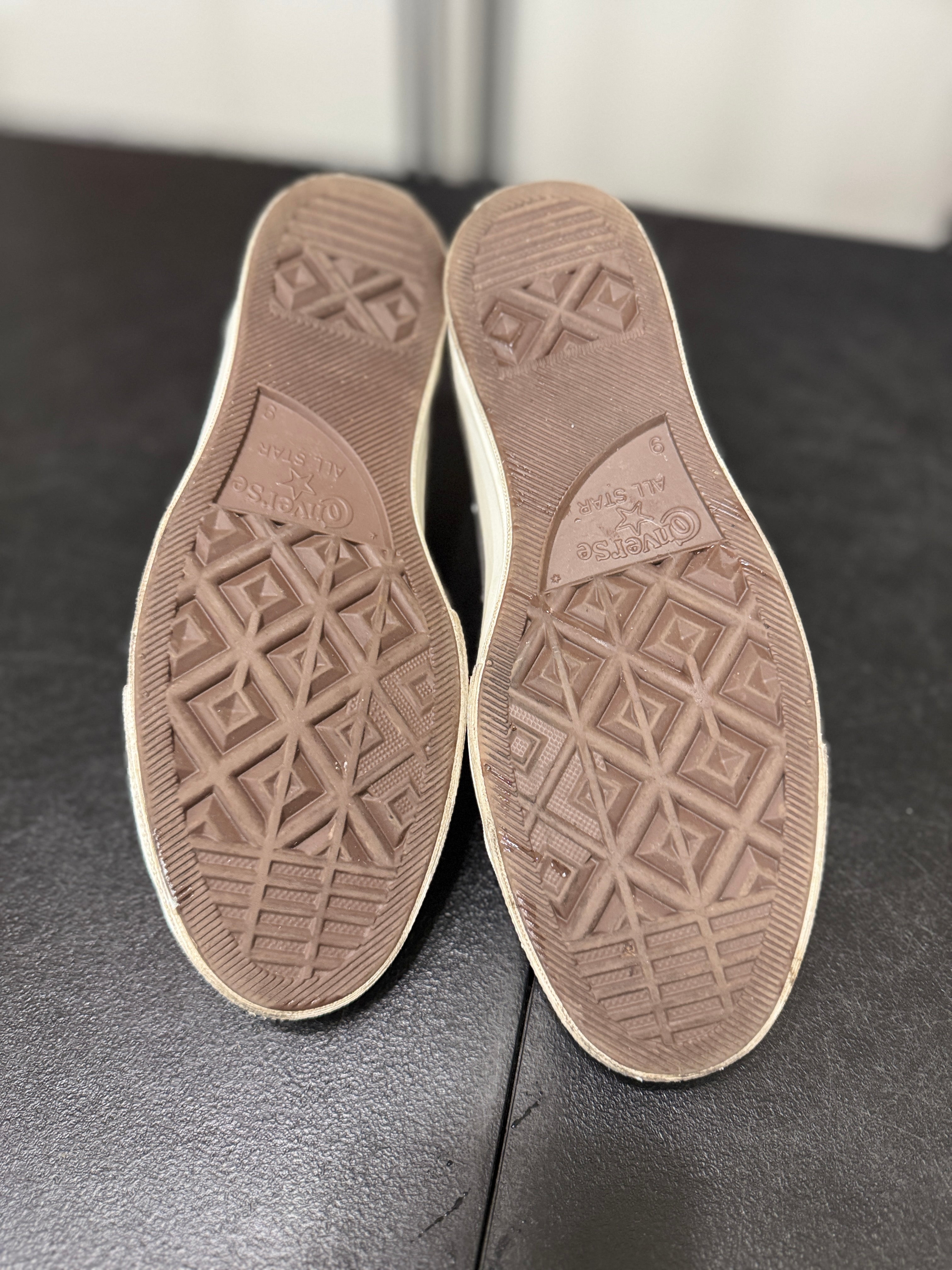 Size 9 - Cdg converse high grey