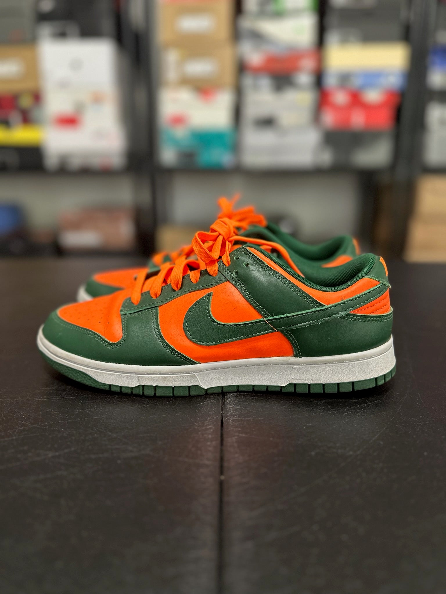Size 9 - Dunk Low Miami Hurricanes