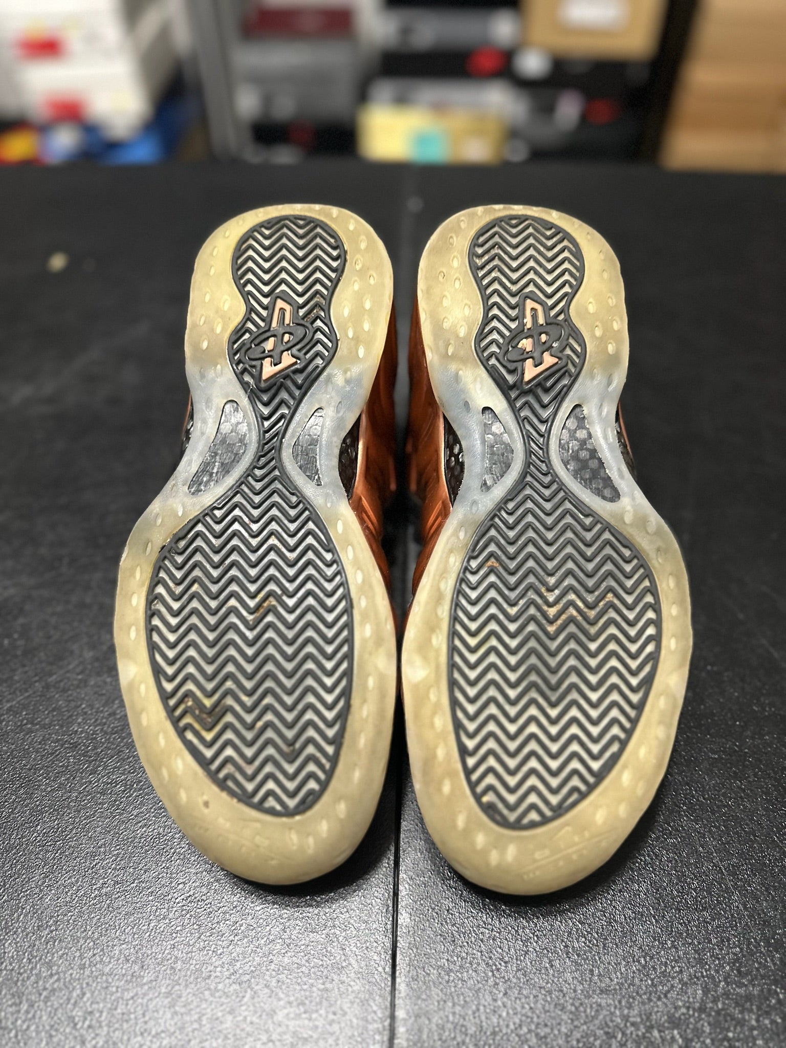 Size 9.5 - Foamposite Copper