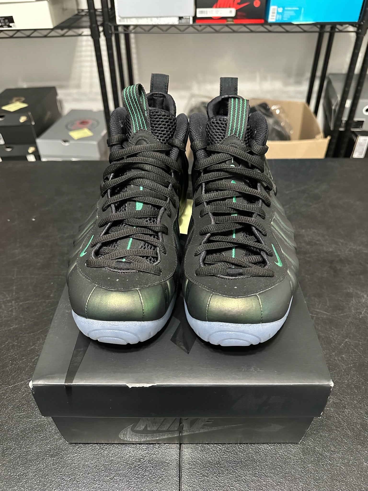 Size 9.5 - Foamposite Pro Pine Green