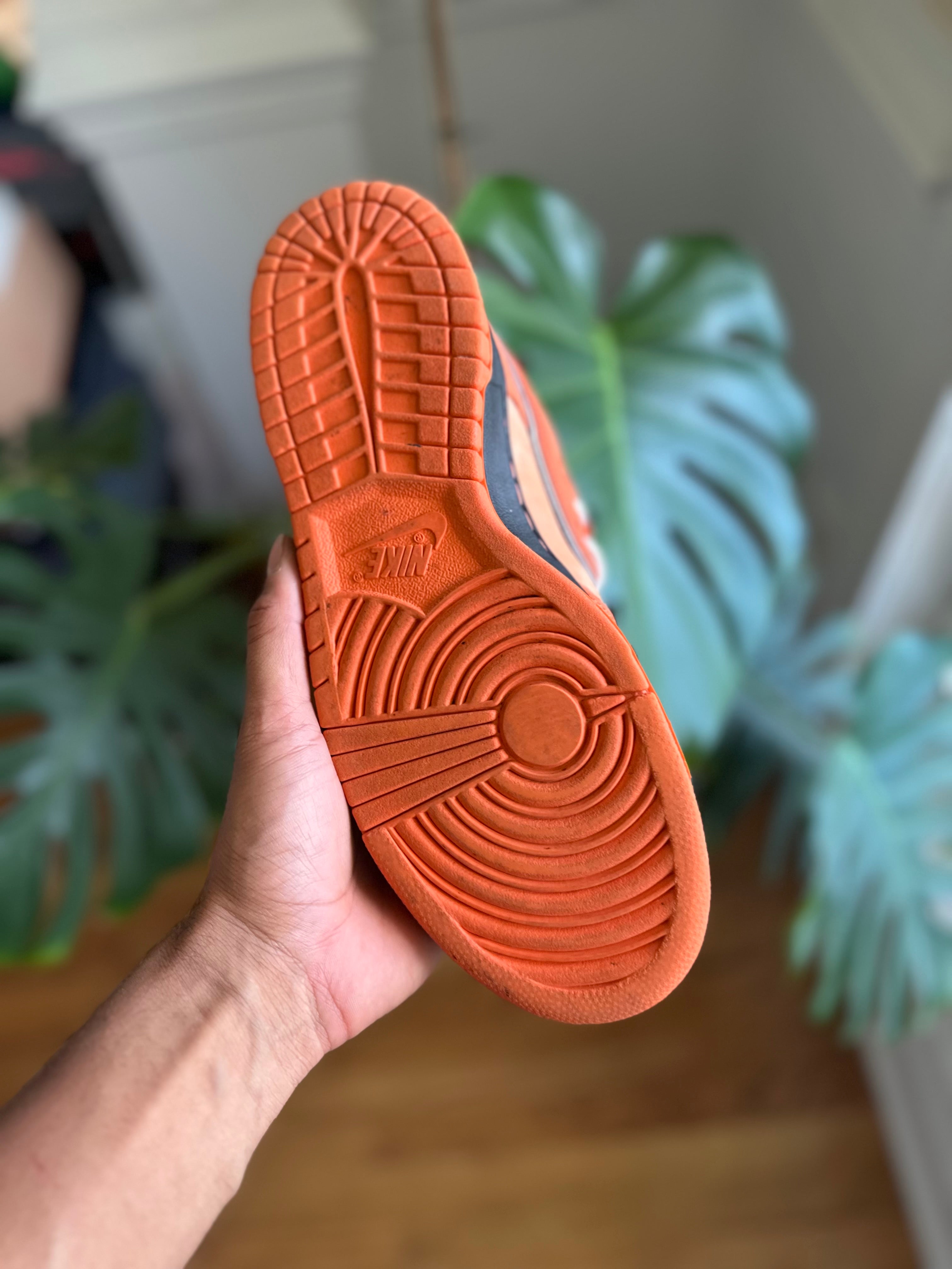 Size 9.5 - Dunk low orange lobster