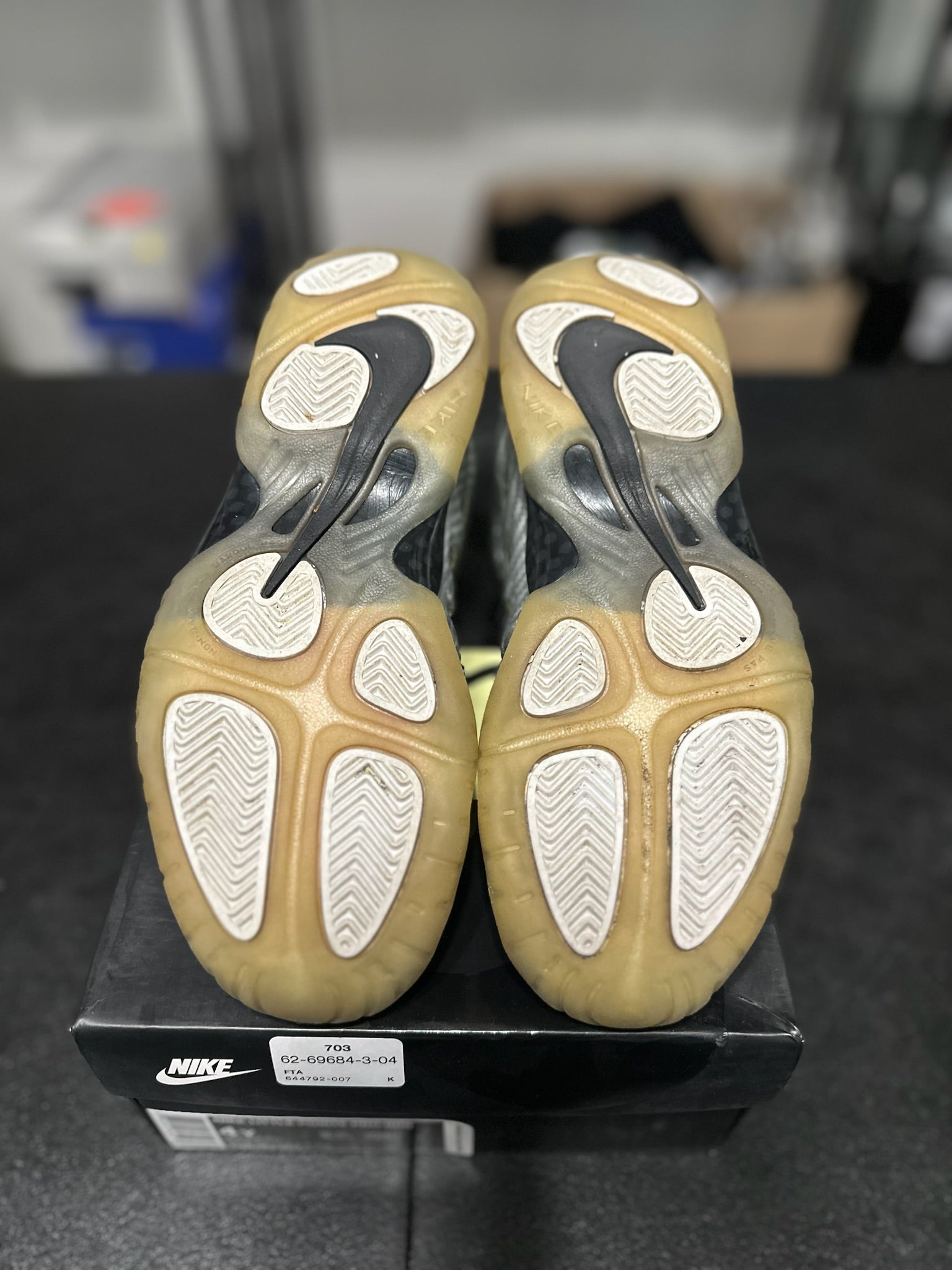 Size 4Y - Foamposite Pro Silver Surfer