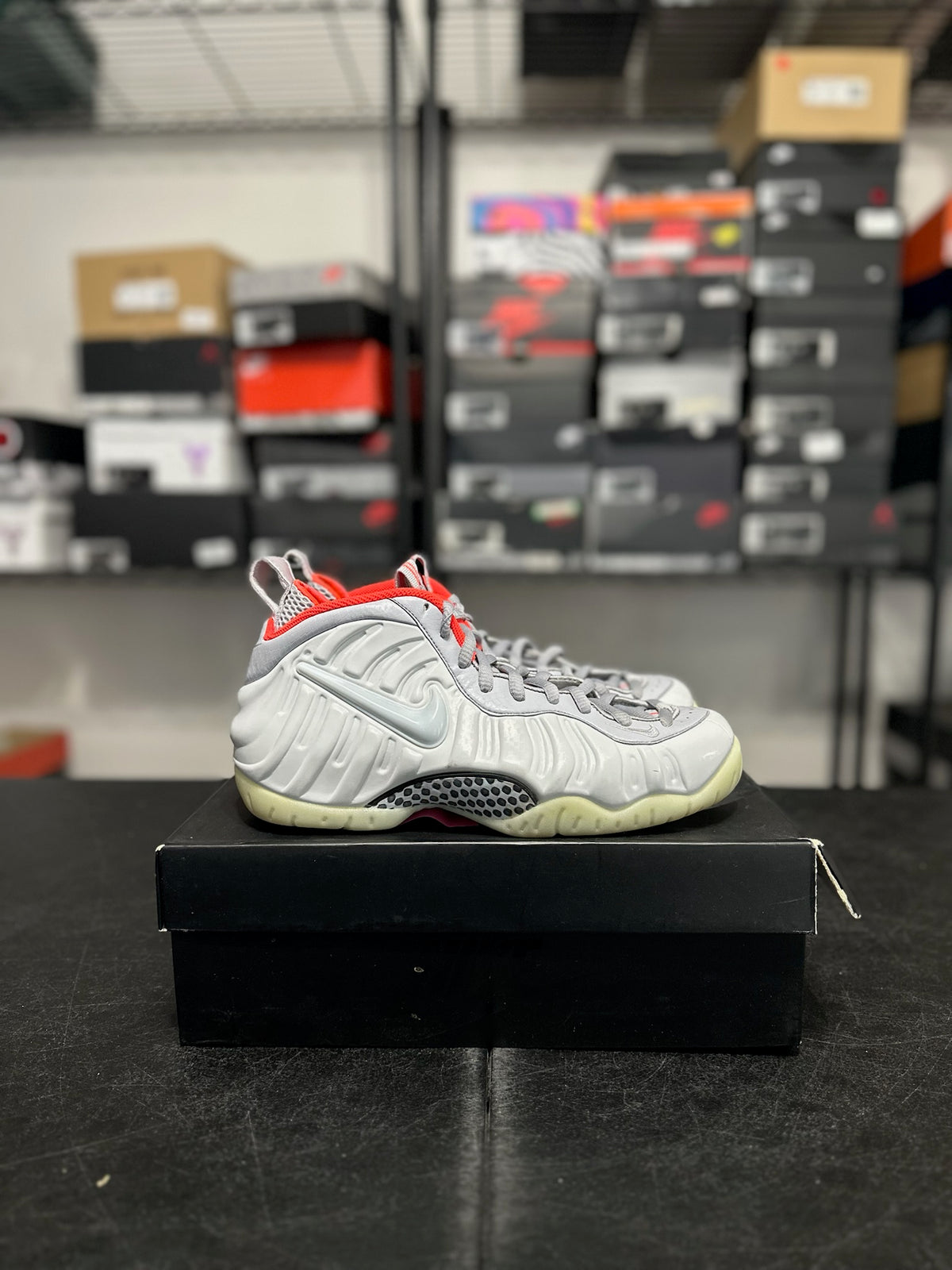 Size 8 - Foamposite Pro Pure Platinum