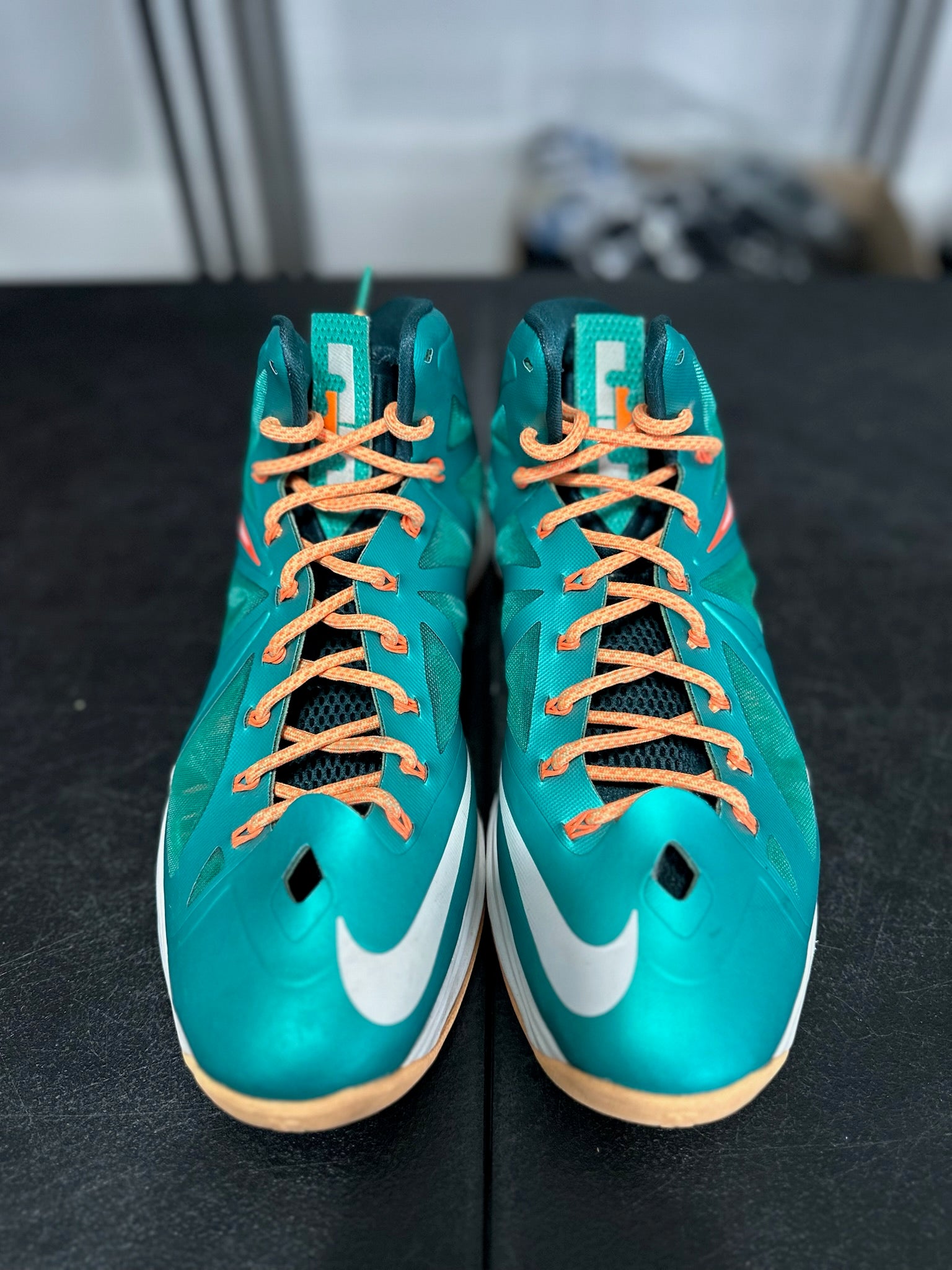 Size 11.5 - LeBron 10 Miami Dolphins