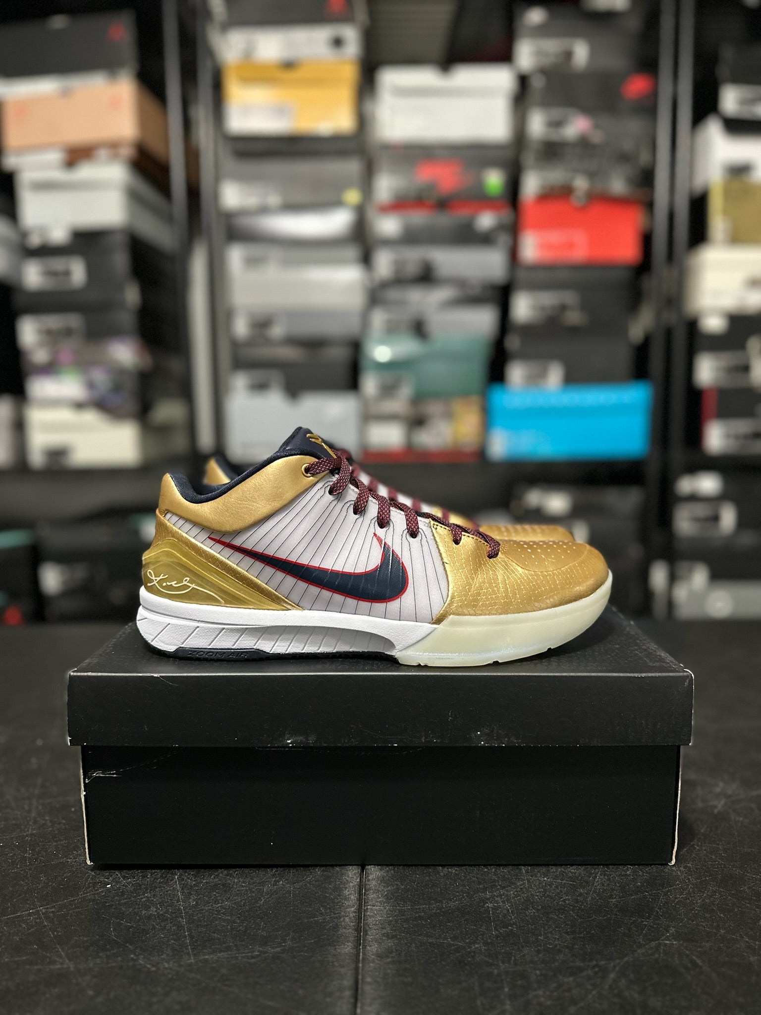 Size 11 - Kobe 4 Gold Medal