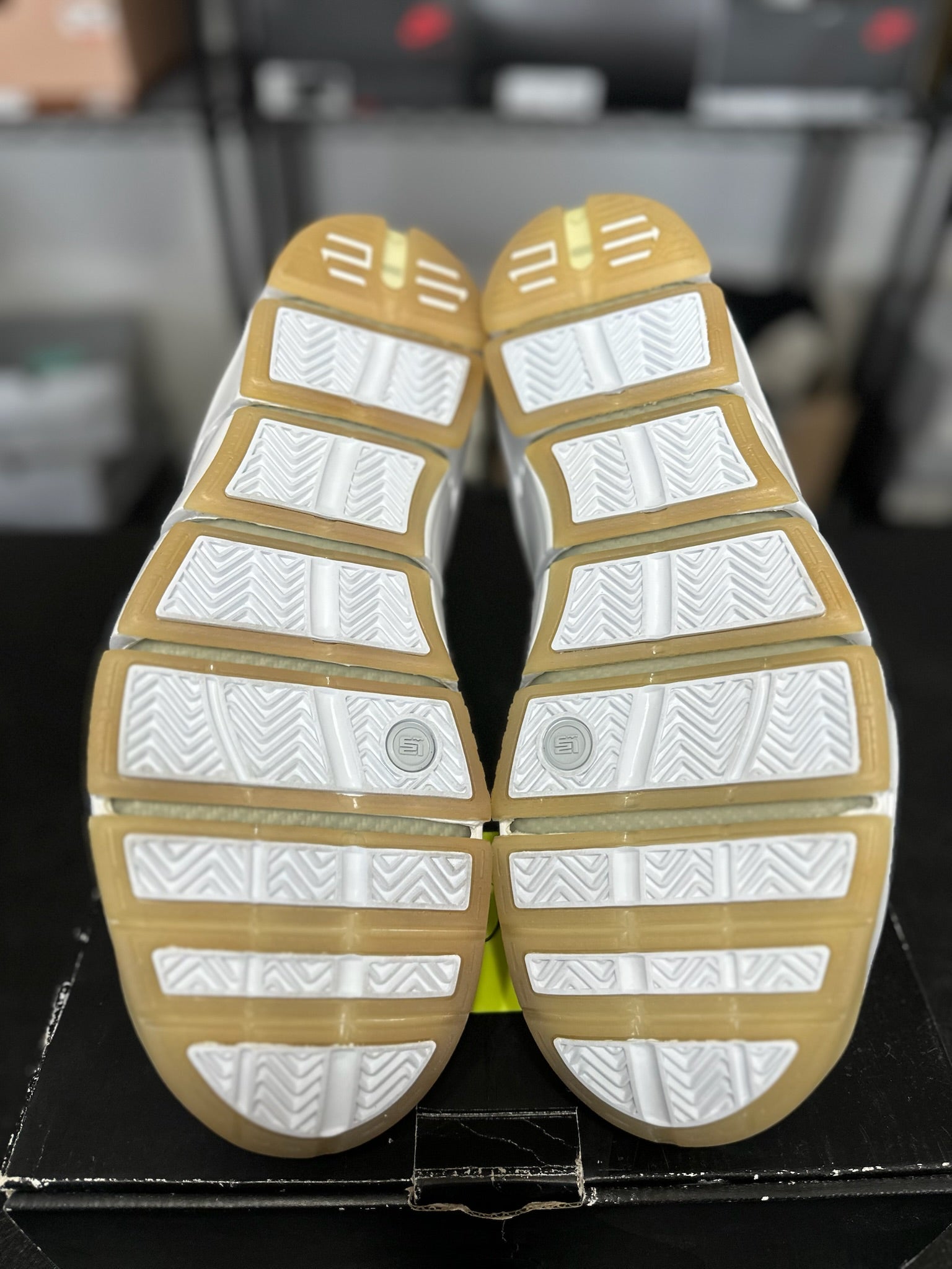 Size 12 - LeBron 4 White Chrome