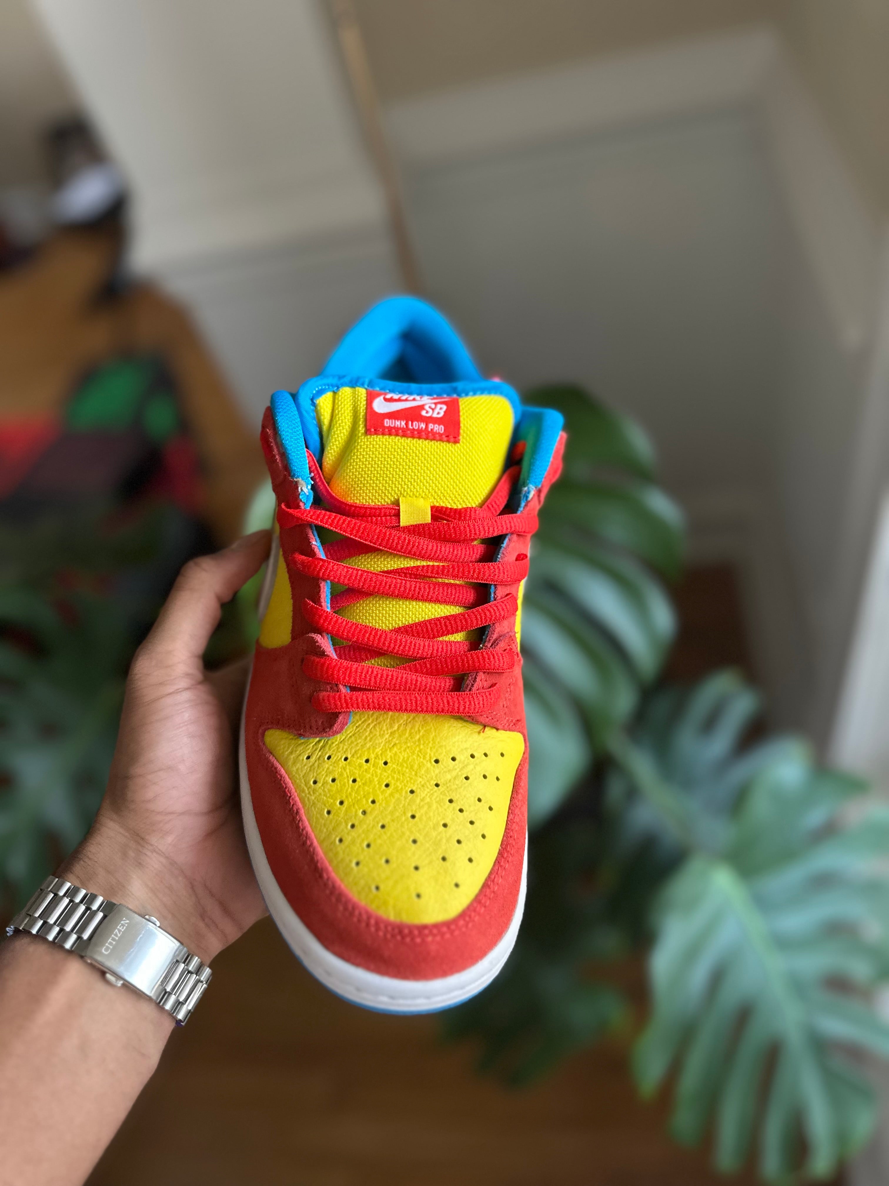 Size 9.5 - Dunk low bart Simpson
