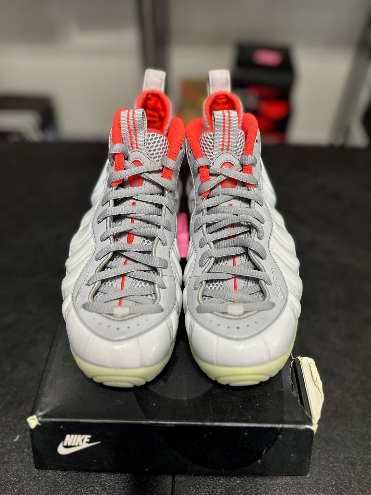 Size 8 - Foamposite Pro Pure Platinum