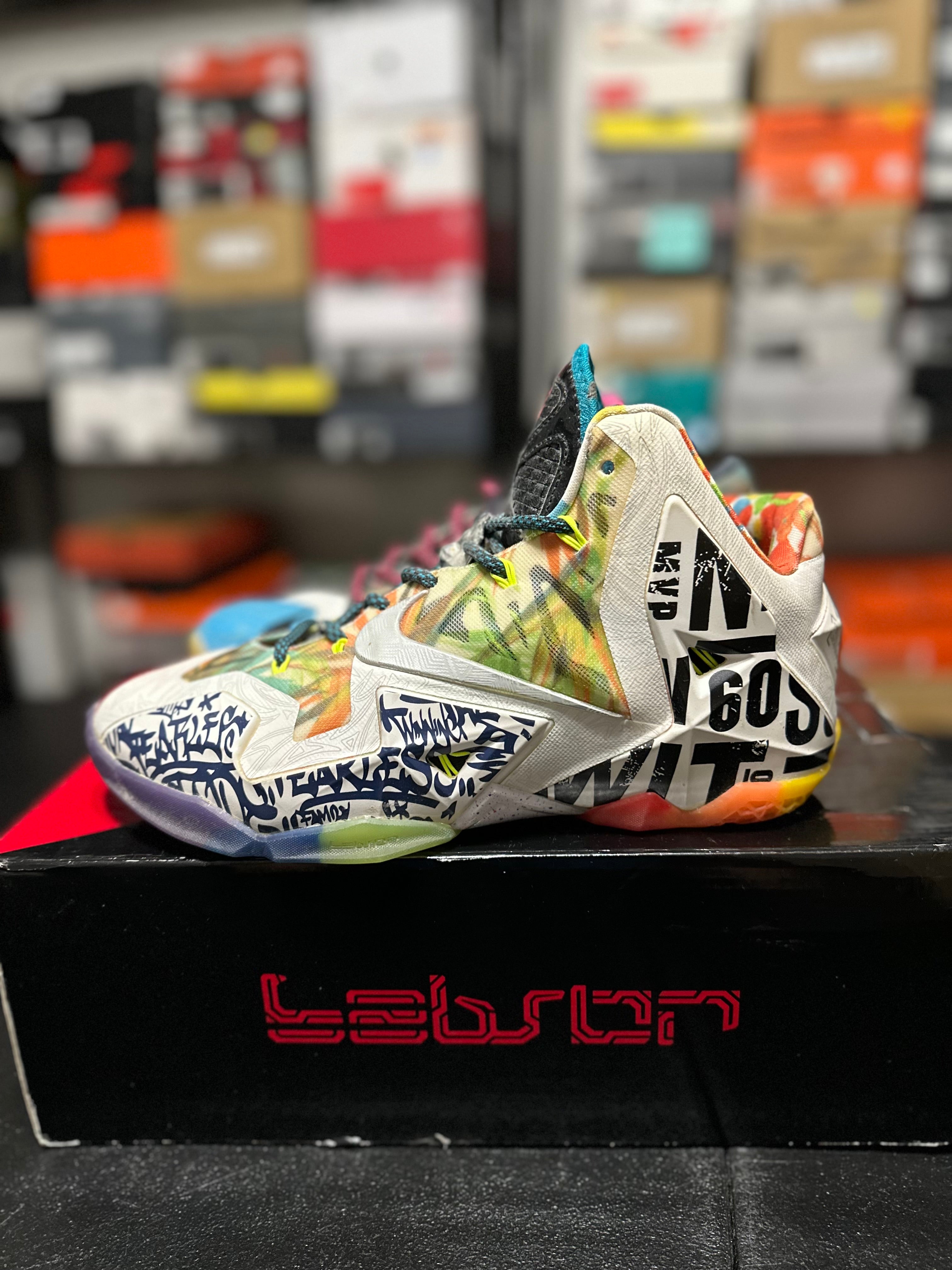 Size 9 - LeBron 11 what the