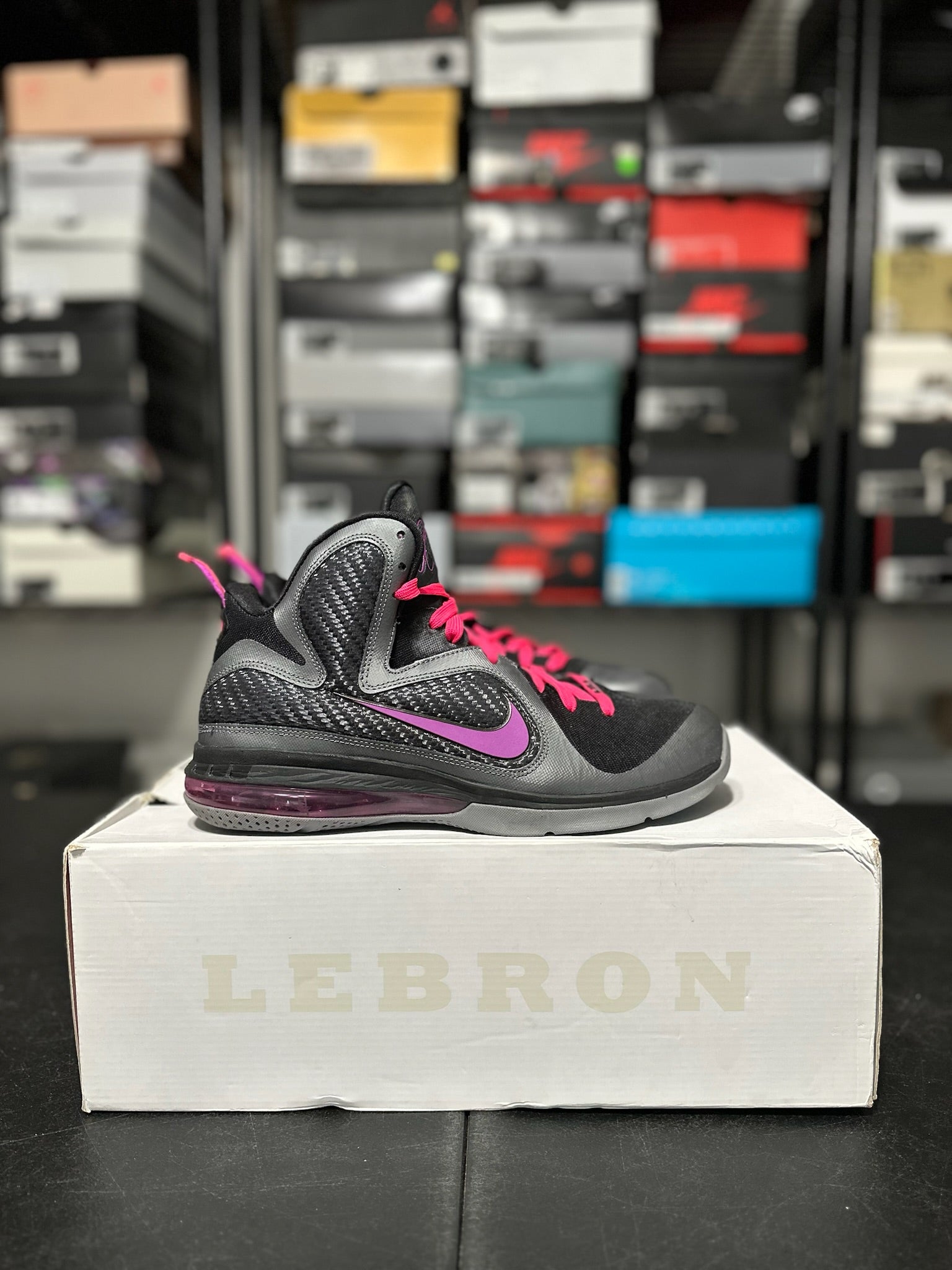 Size 9.5 - LeBron 9 Miami Nights