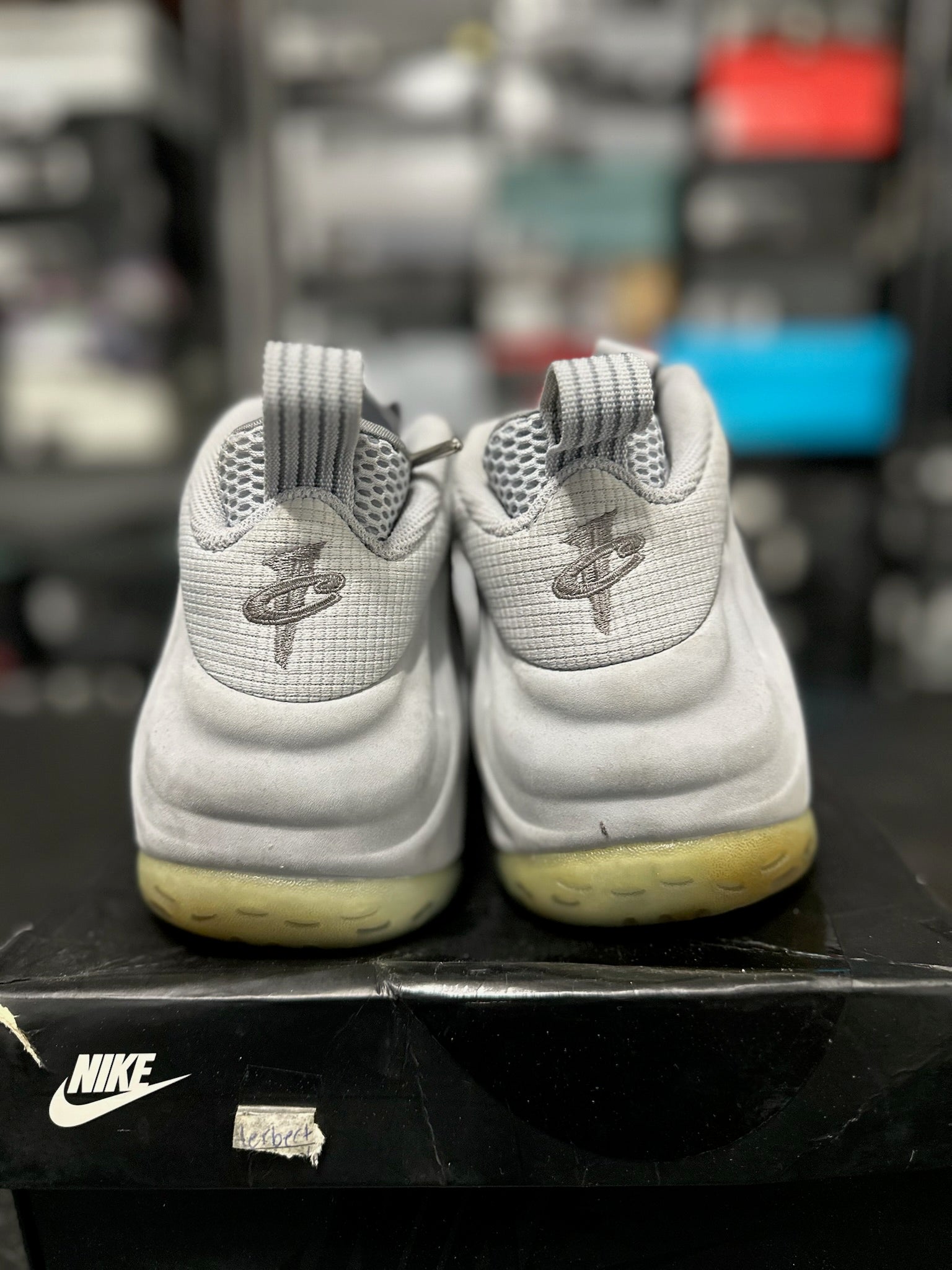 Size 10 - Foamposite 1 Wolf Grey Suede