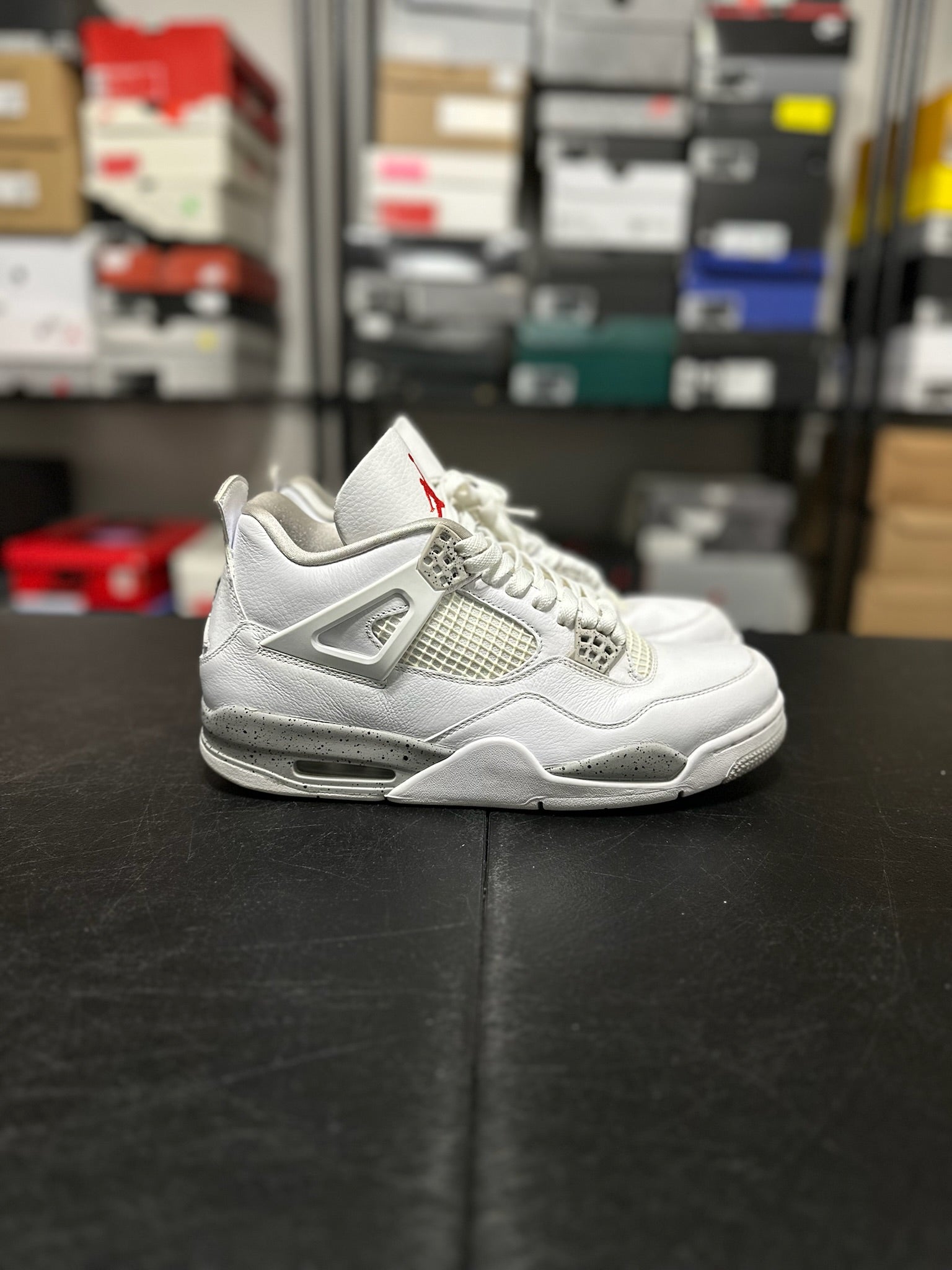 Size 10.5 - J4 White Oreo