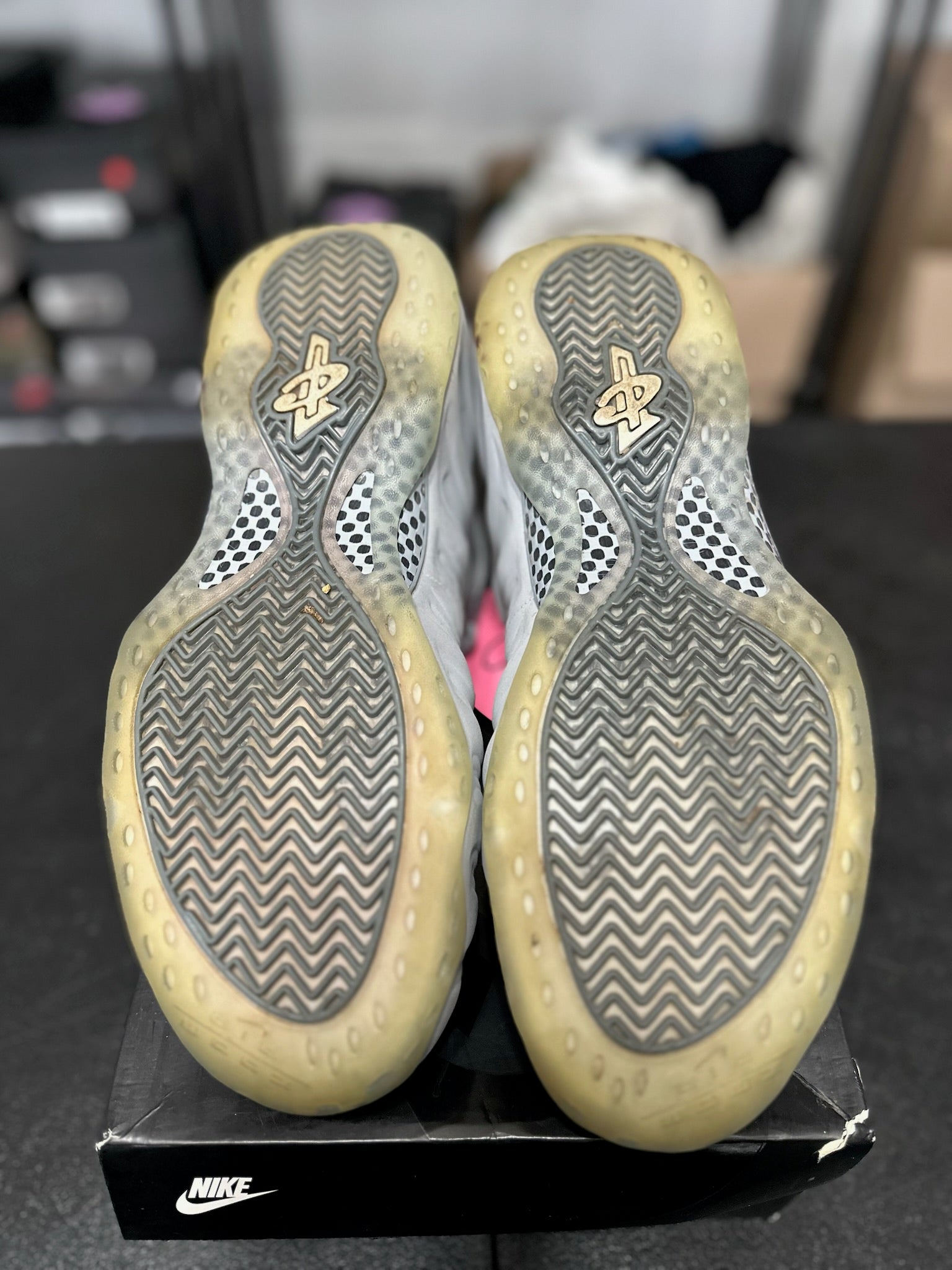 Size 12 - Foamposite 1 Wolf Grey Suede