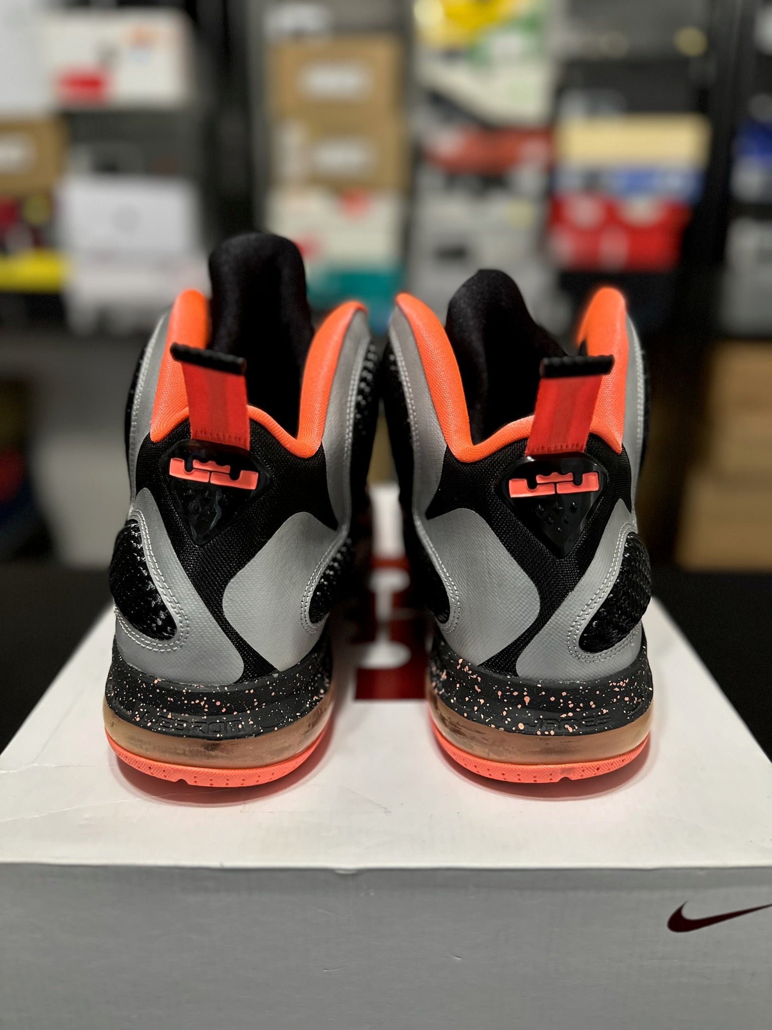 Size 13 - LeBron 9 Mango