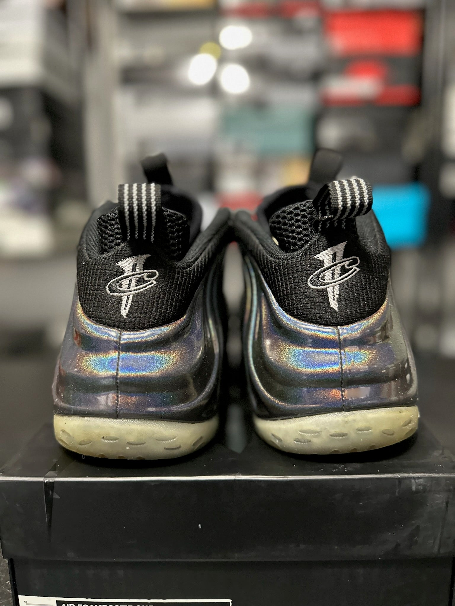 Size 13 - Foamposite 1 Hologram