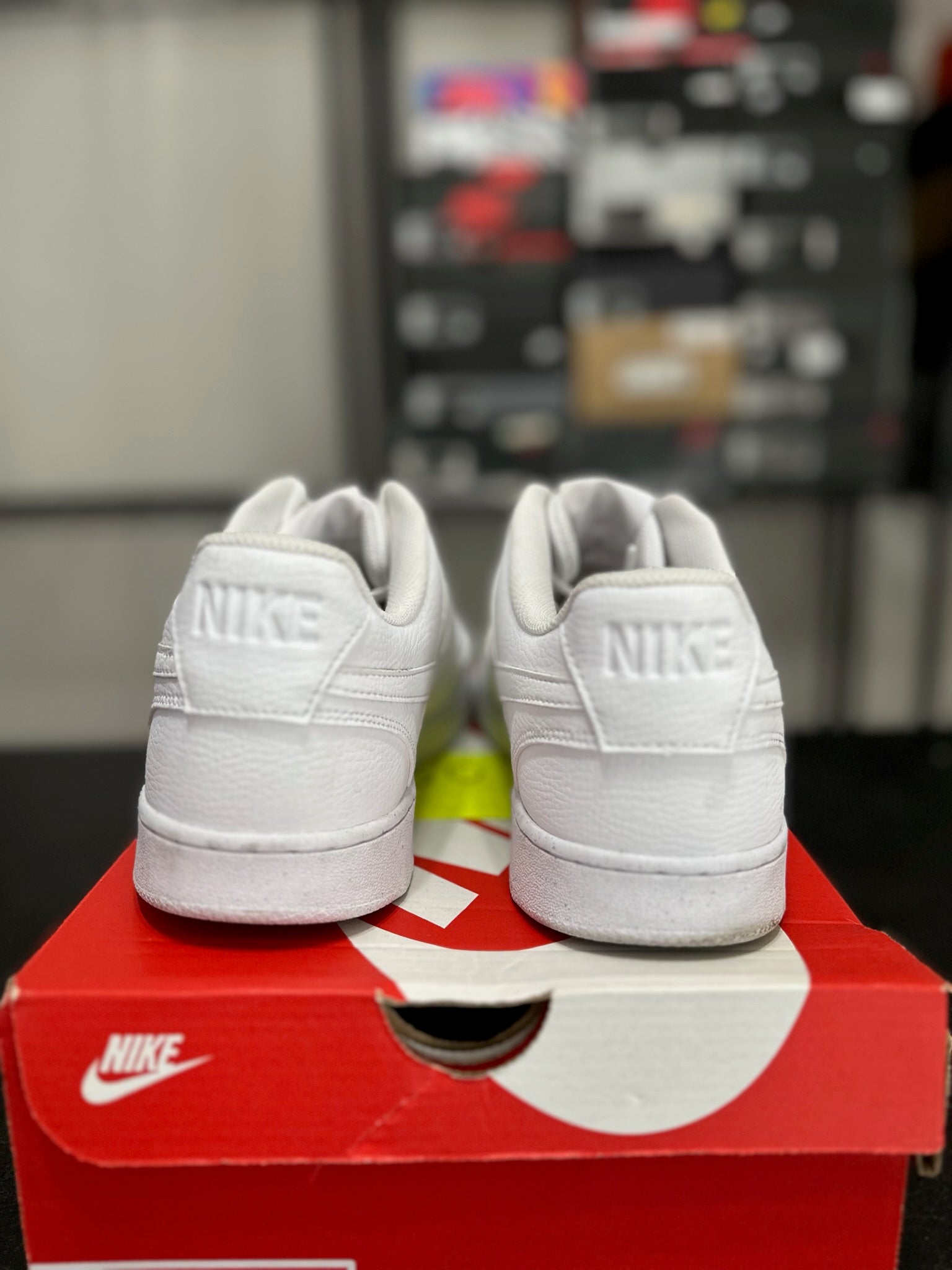 Size 13 - Nike Court Vision Low Next Nature Triple White