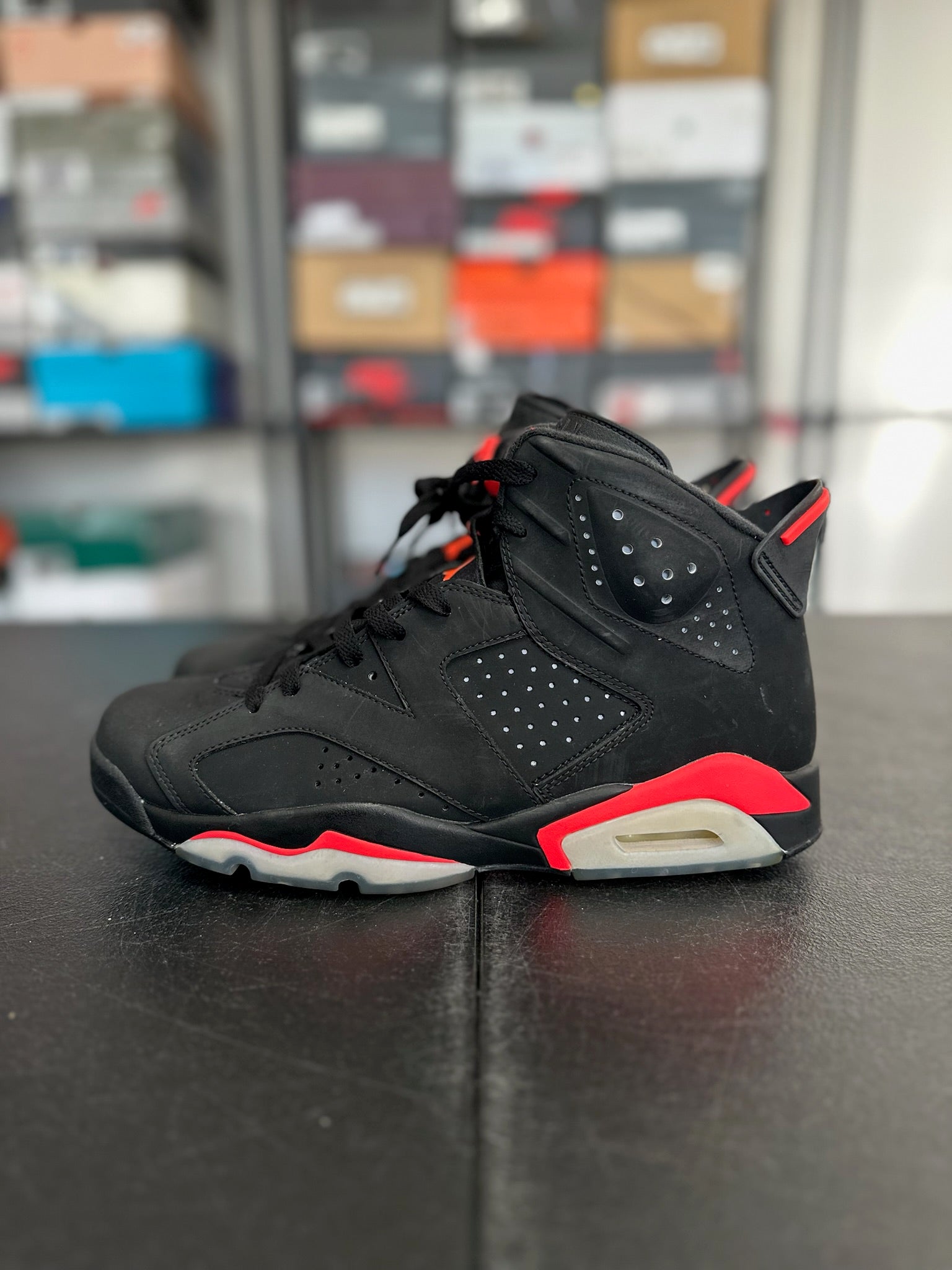 Size 10.5 - J6 Infrared Black DS