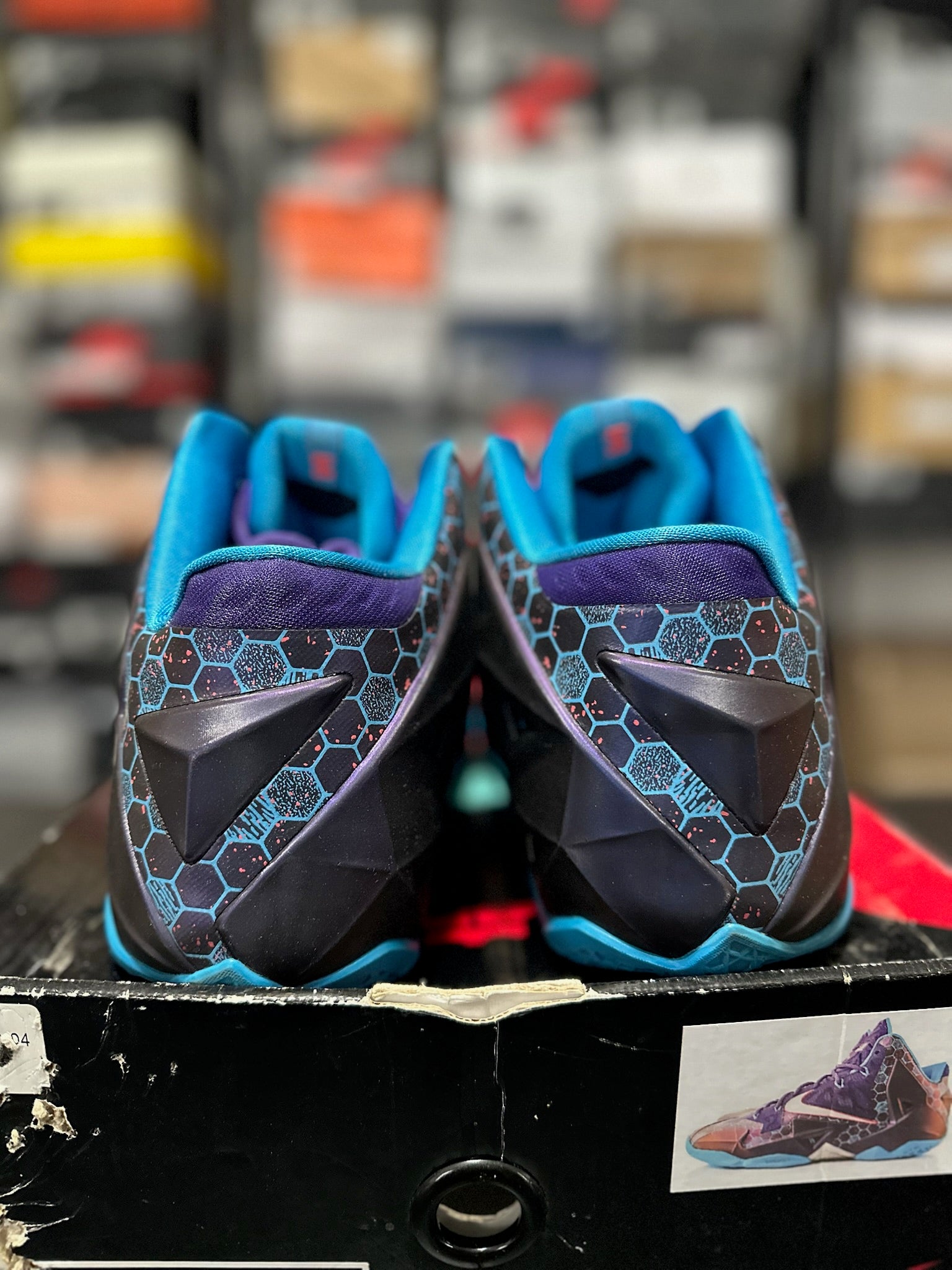 Size 11.5 - LeBron 11 Summit Lake Hornets