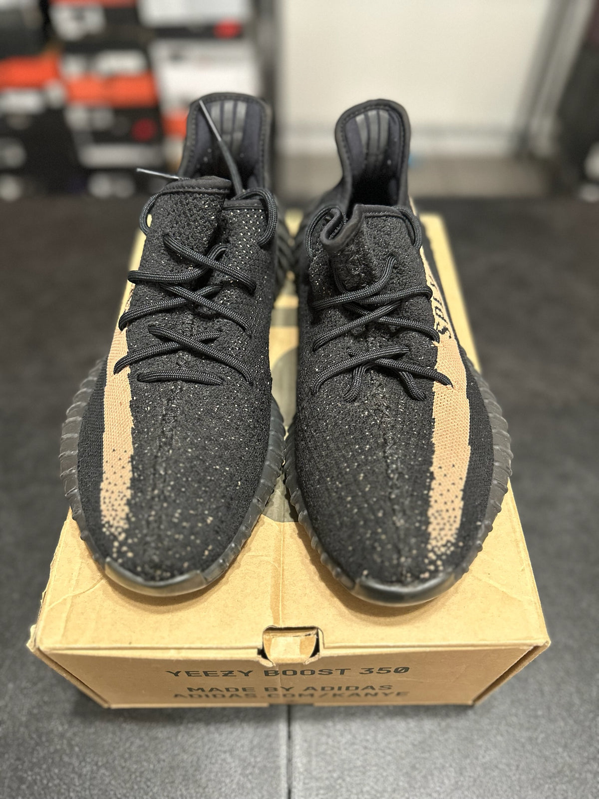 Size 10.5 - Yzy boost 350 v2 core black copper