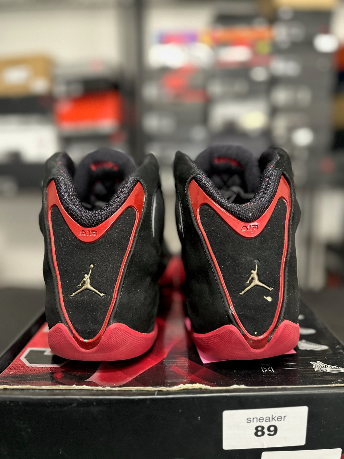 Size 11.5 - J21 black varsity red