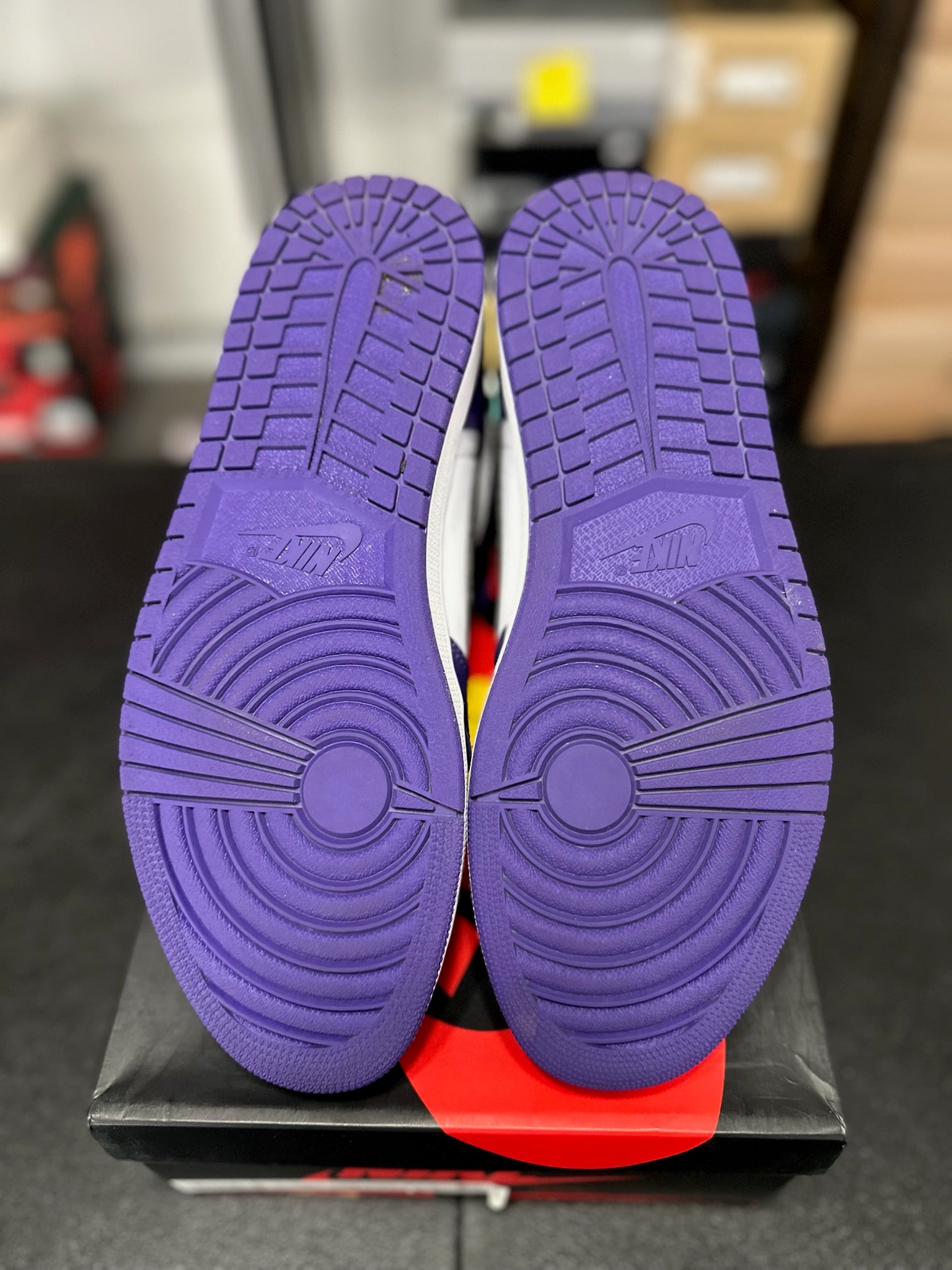 Size 11 - J1 High Court Purple White