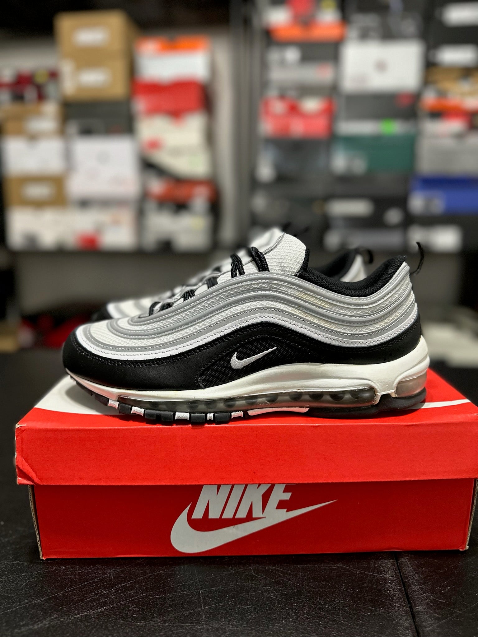 Size 10 - Air Max 97 Black Metallic Silver