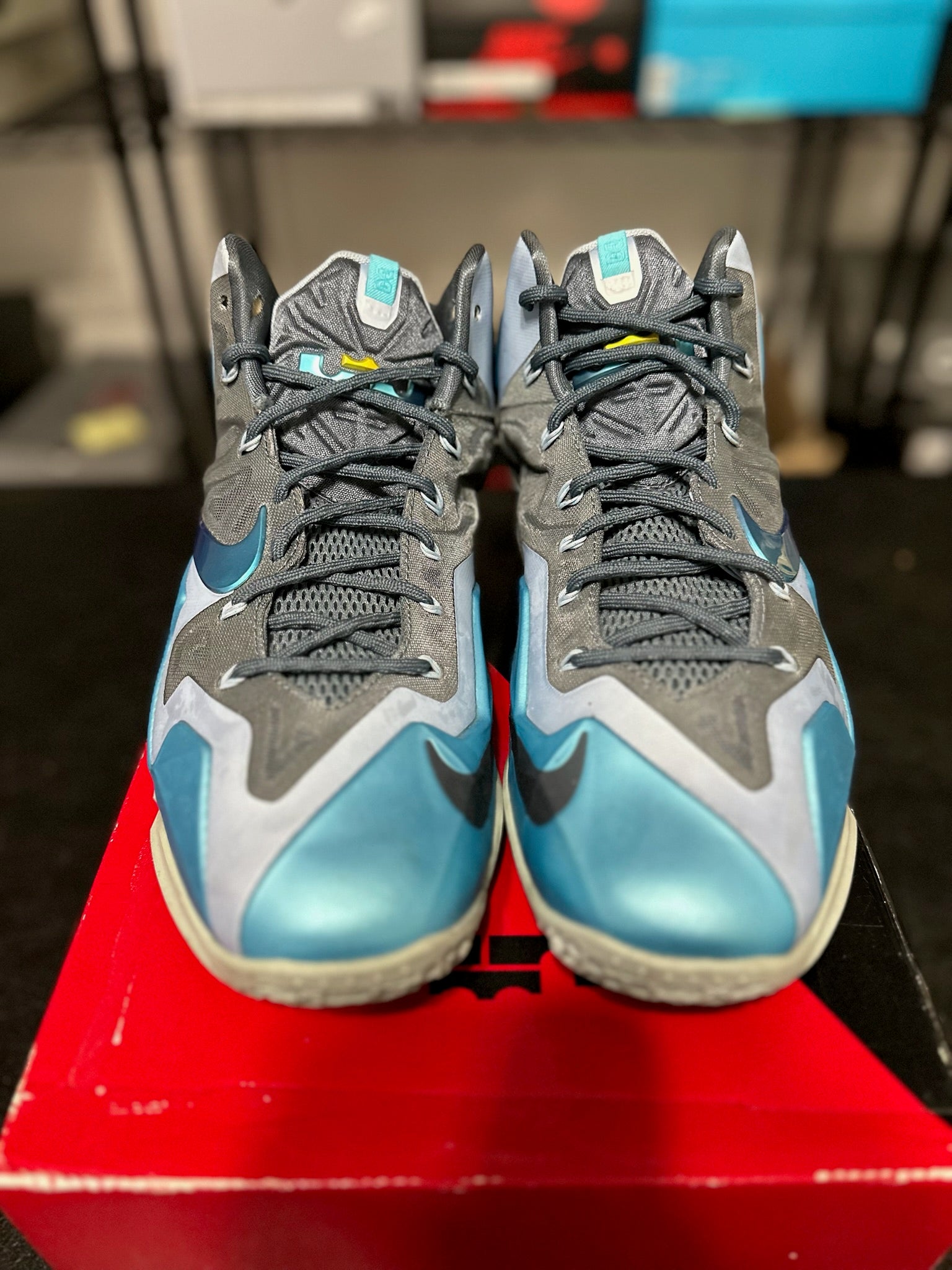 Size 10.5 - LeBron 11 Gamma Blue