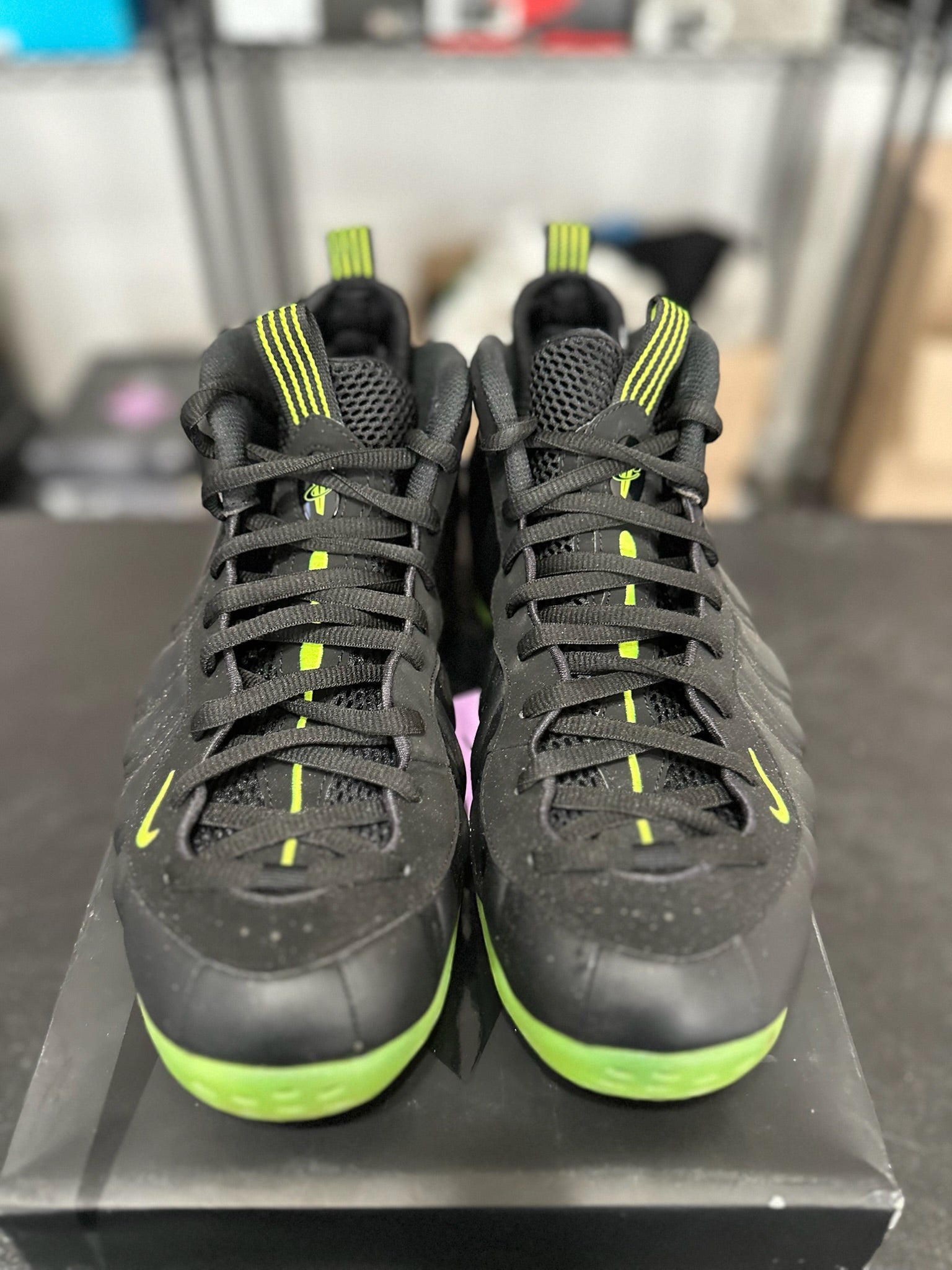 Size 12 - Foamposite 1 Black Volt