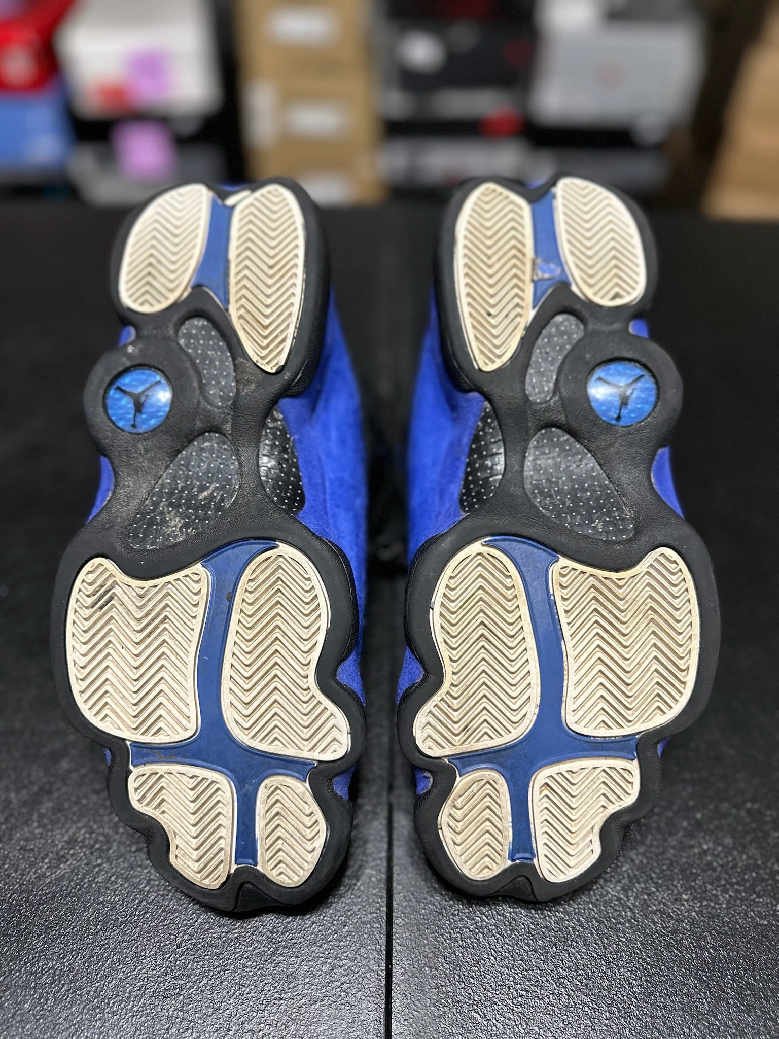 Size 9.5 - J13 Black Hyper Royal