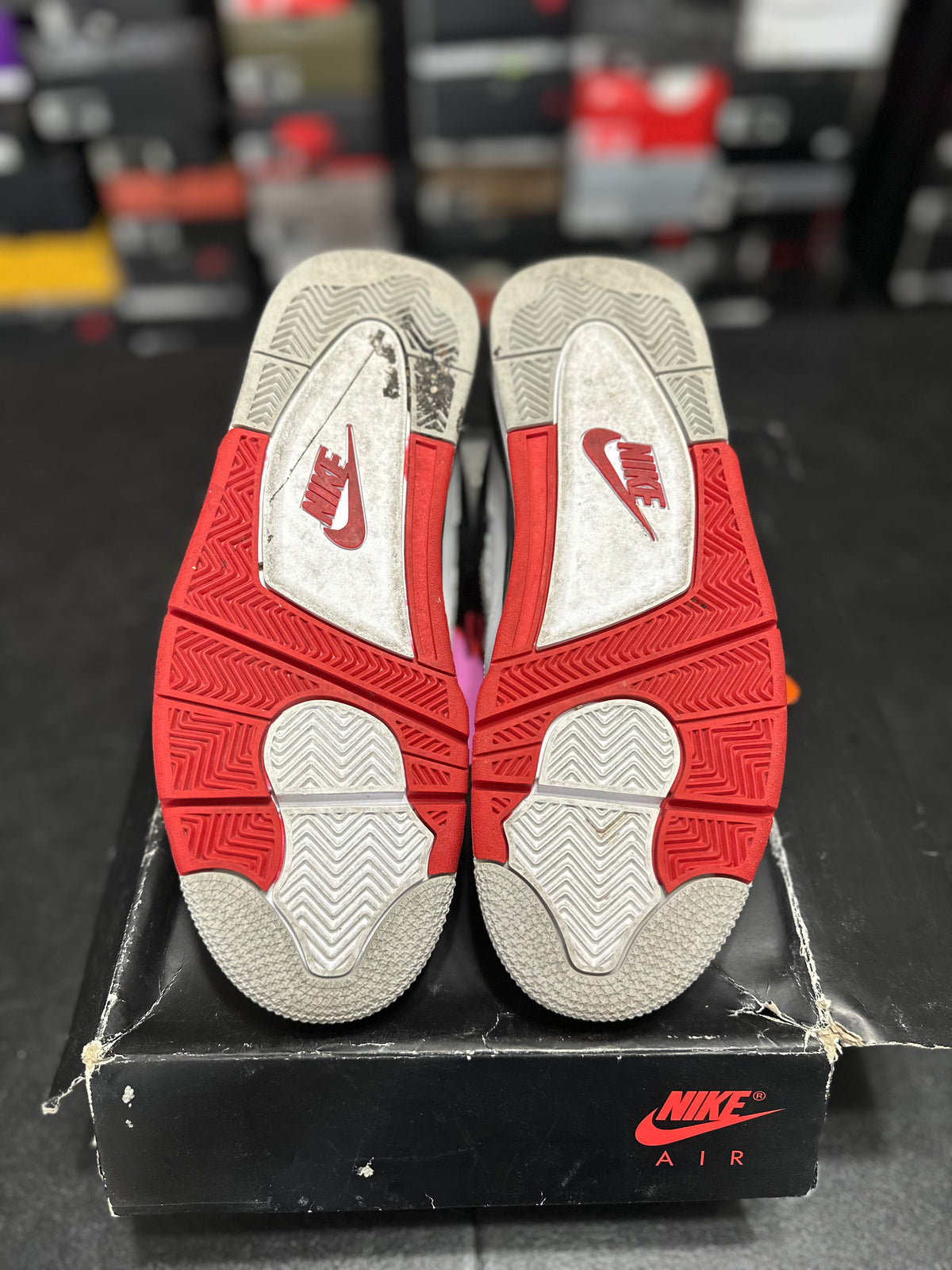 Size 9 - J4 fire red *READ DESCRIPTION*