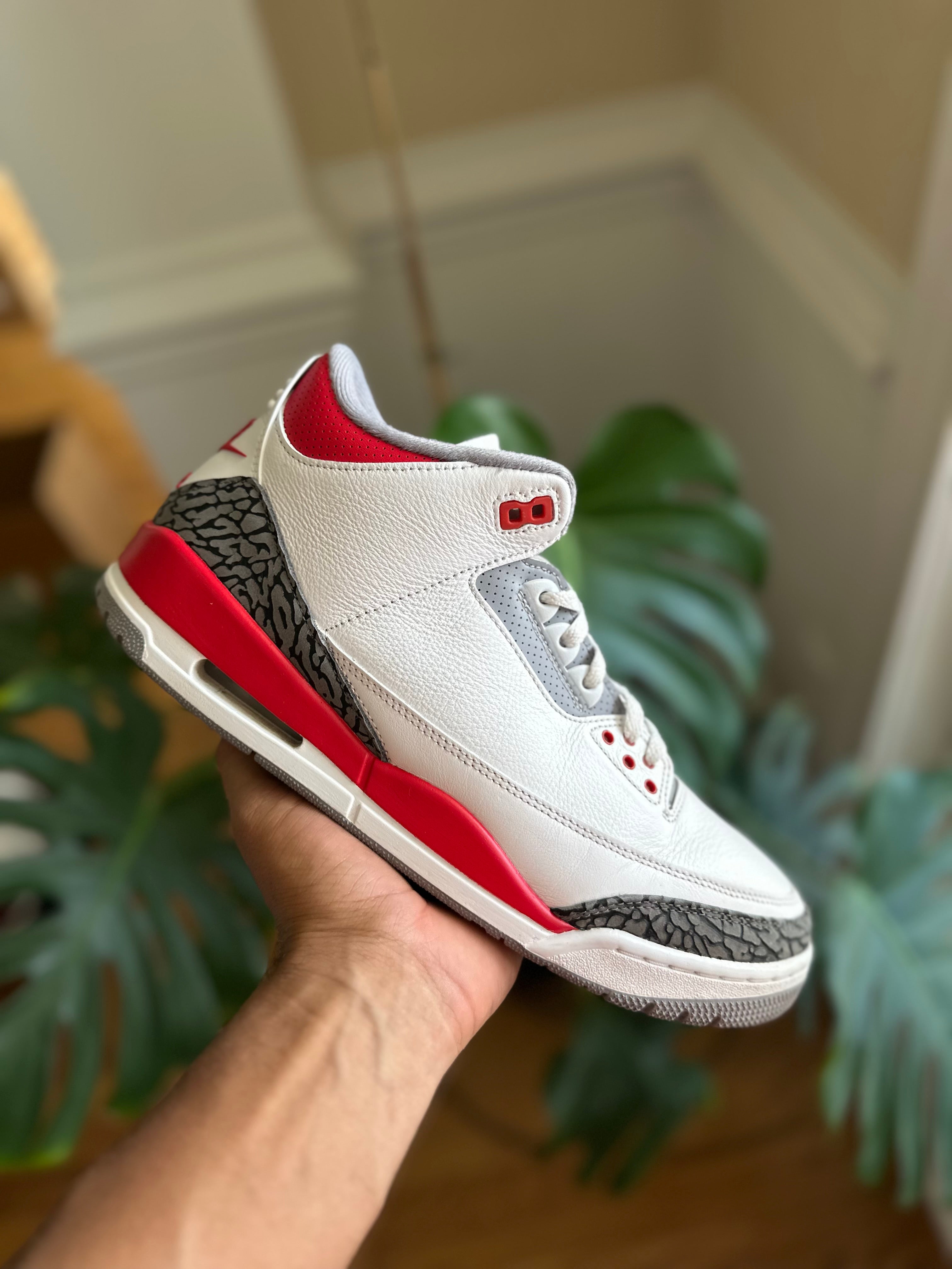 Size 11.5 - J3 fire red