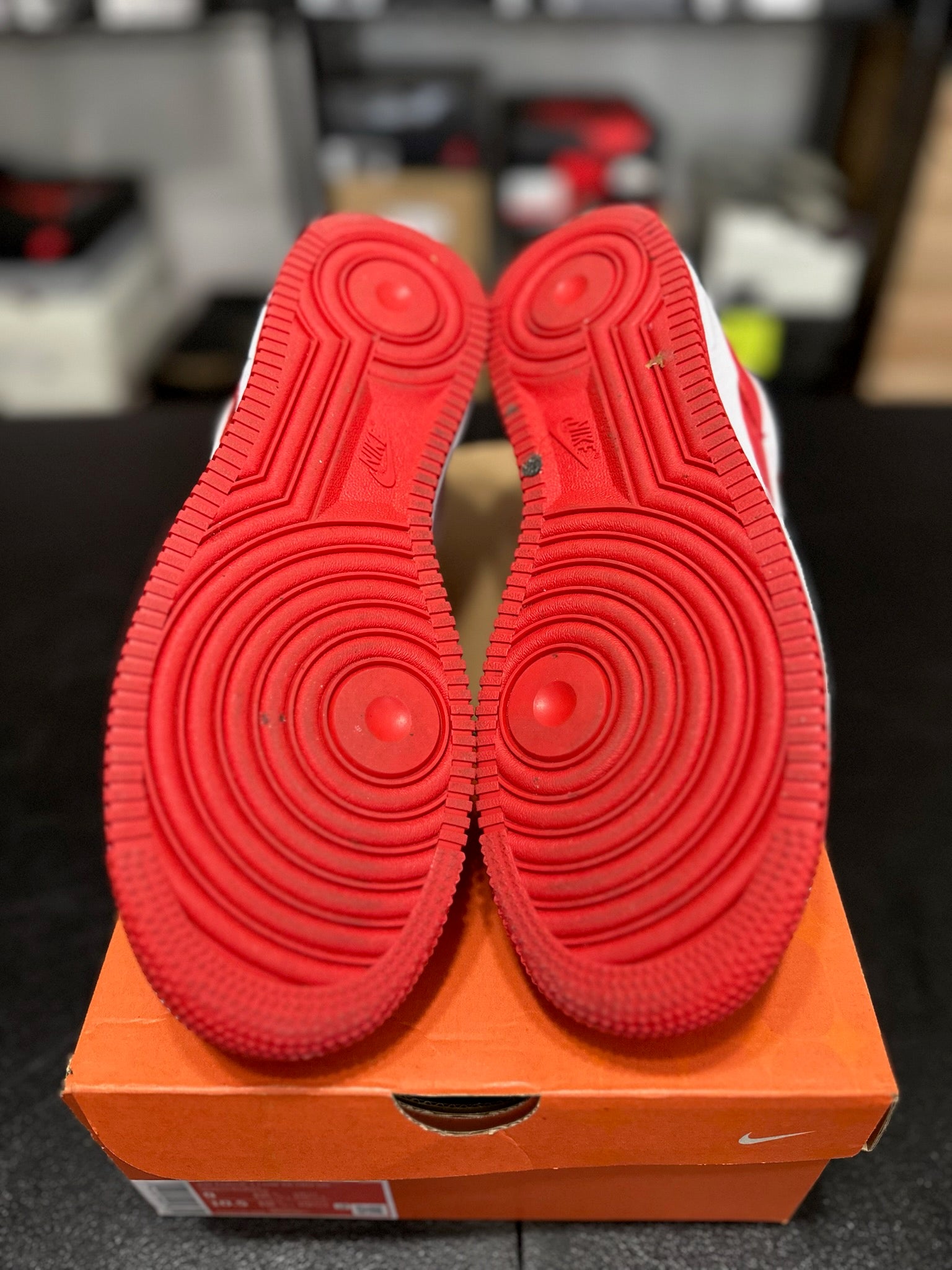 Size 9 - AF 1 Color of the Month University Red